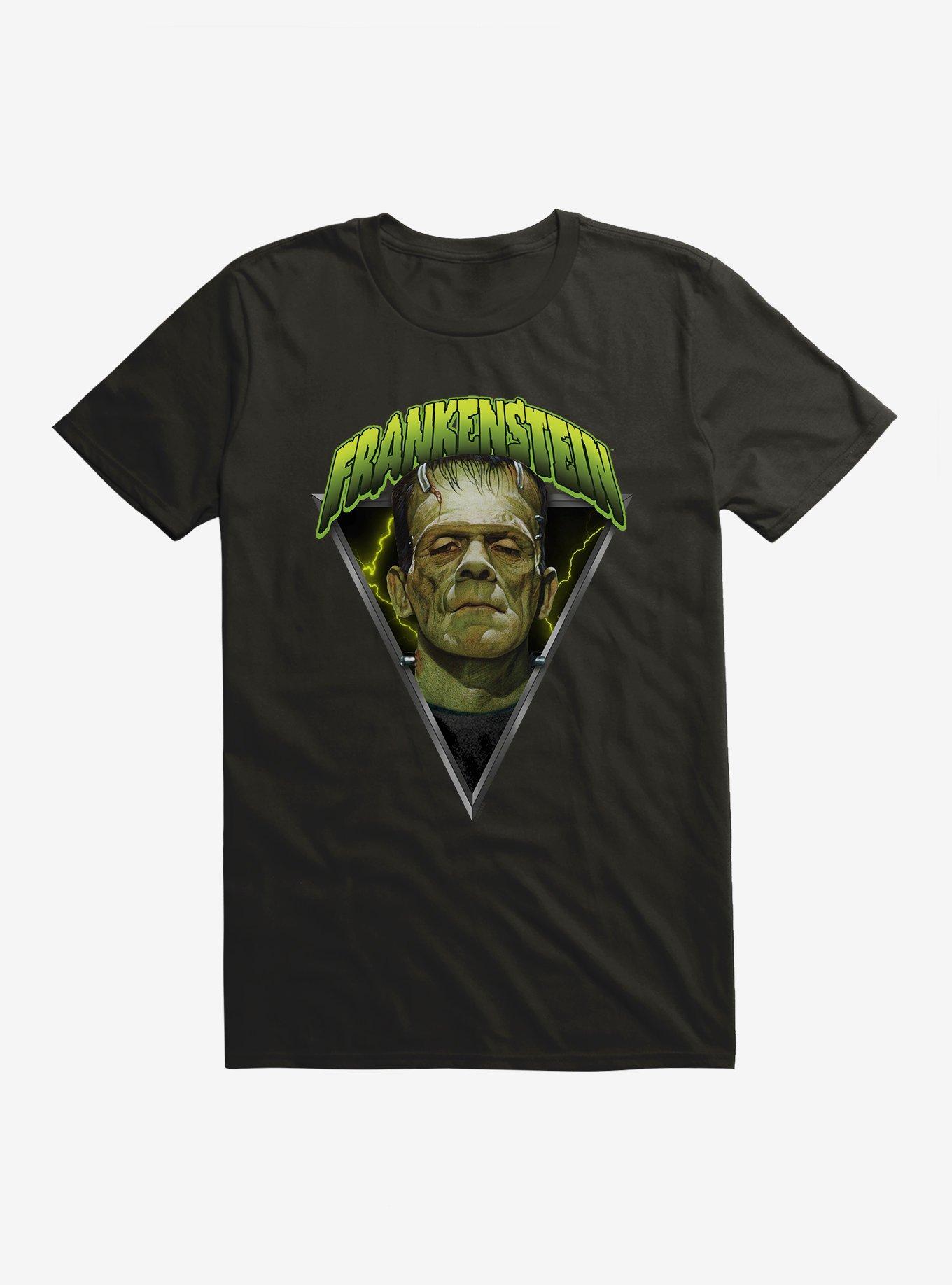 Universal Monsters Frankenstein Metal Portrait T-Shirt, , hi-res