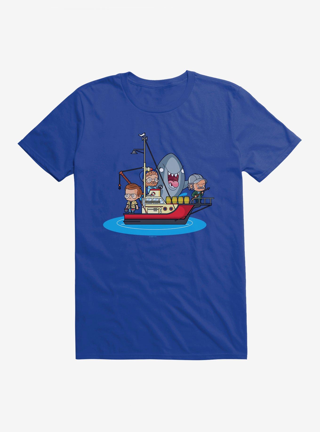 Jaws Chibi Boat Attack T-Shirt, , hi-res