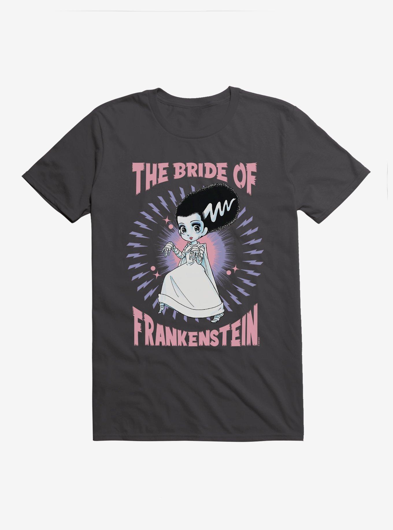 Universal Anime Monsters Bride Of Frankenstein T-Shirt, HEAVY METAL, hi-res