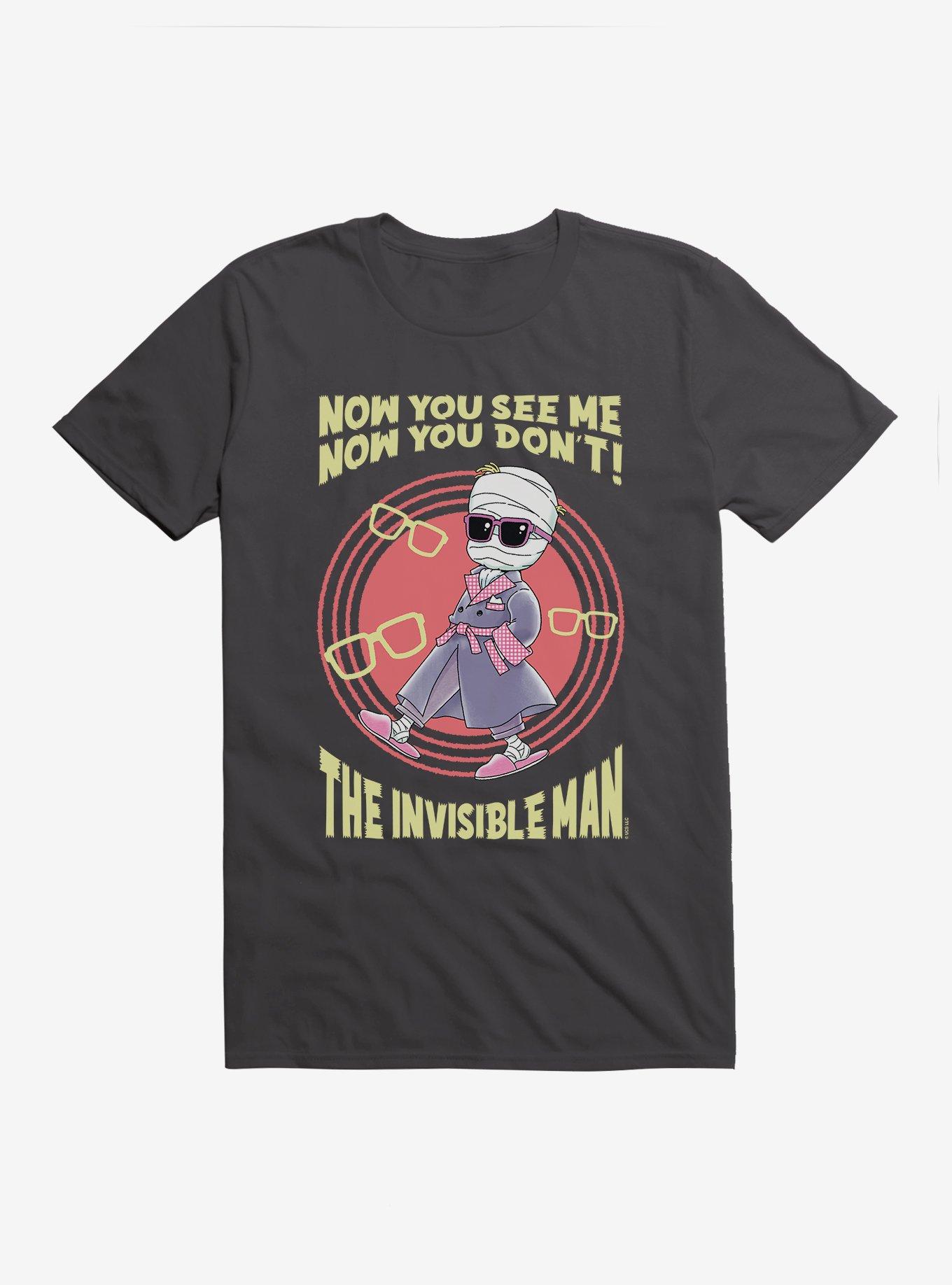 Universal Anime Monsters Invisible Man T-Shirt, HEAVY METAL, hi-res