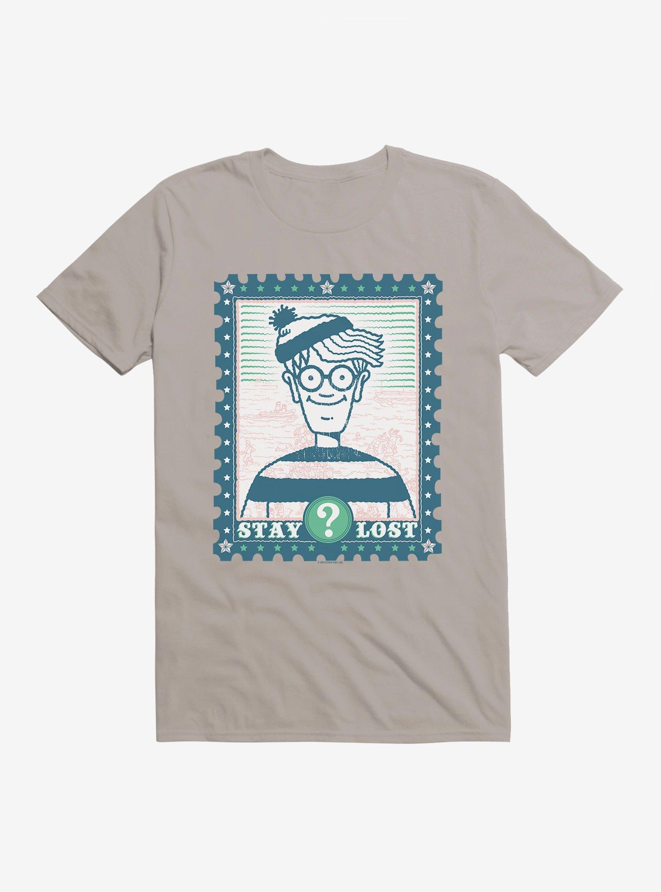 Where's Waldo Stay Lost Stamp T-Shirt