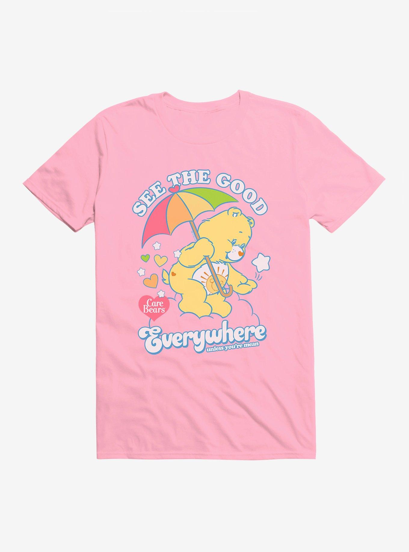 Care Bears Funshine Bear Good Everywhere Unless Your Evil T-Shirt, CHARITY PINK, hi-res