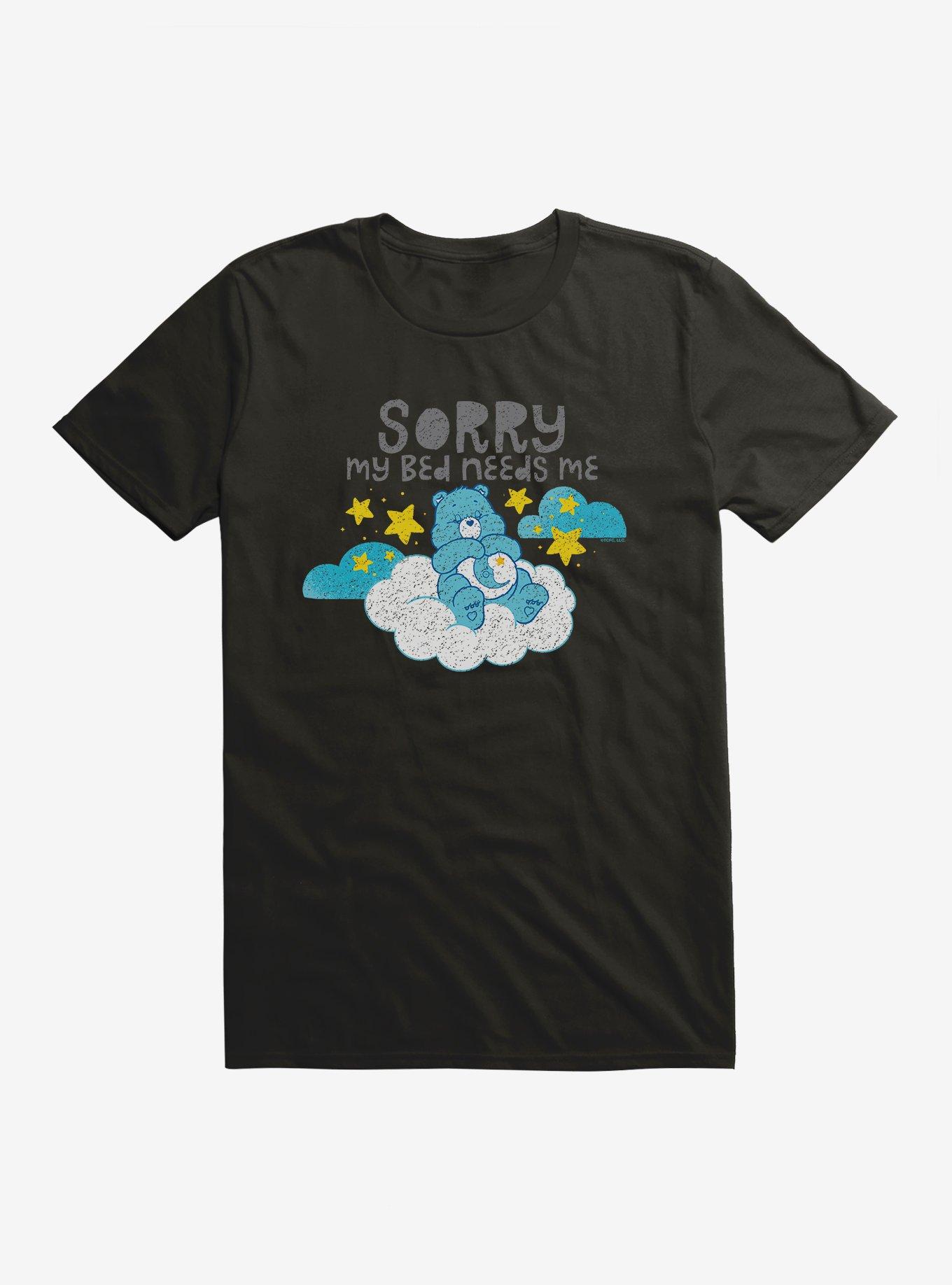 Care Bears My Bed Needs Me T-Shirt, BLACK, hi-res
