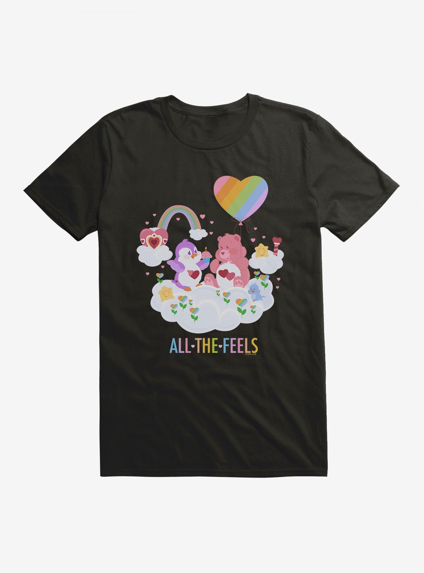 Care Bears All The Feels Heart T-Shirt, BLACK, hi-res