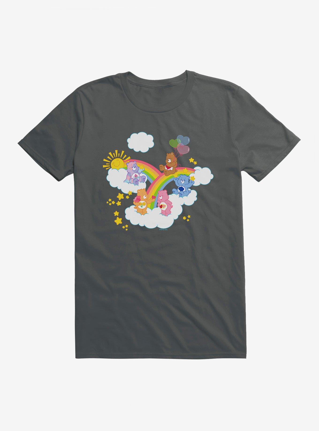 Care Bears Over The Rainbow T-Shirt, CHARCOAL, hi-res