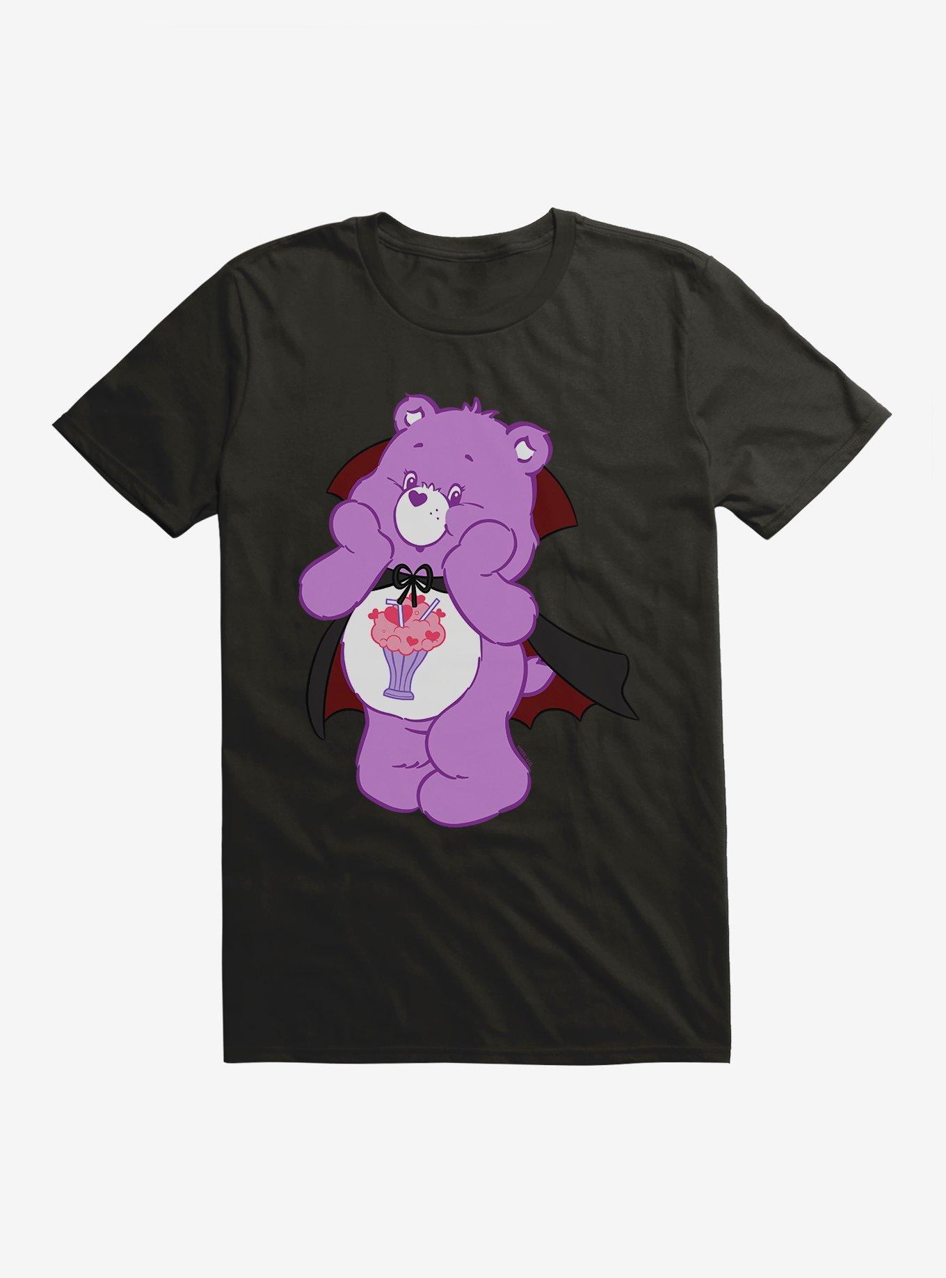 Care Bears Share Bear Dracula Halloween T-Shirt, BLACK, hi-res