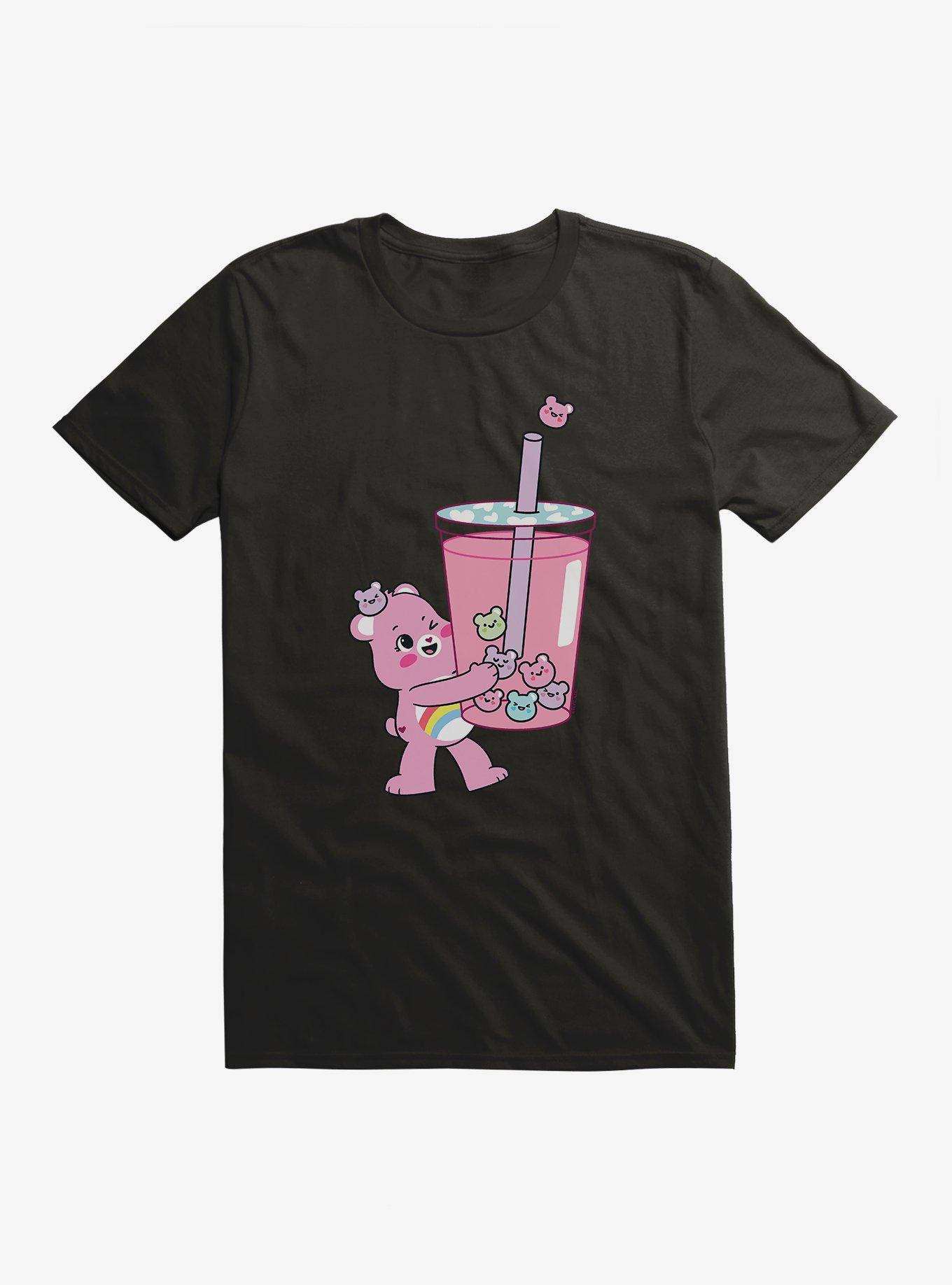 Care Bears Cheer Bear Pink Boba Time T-Shirt, , hi-res