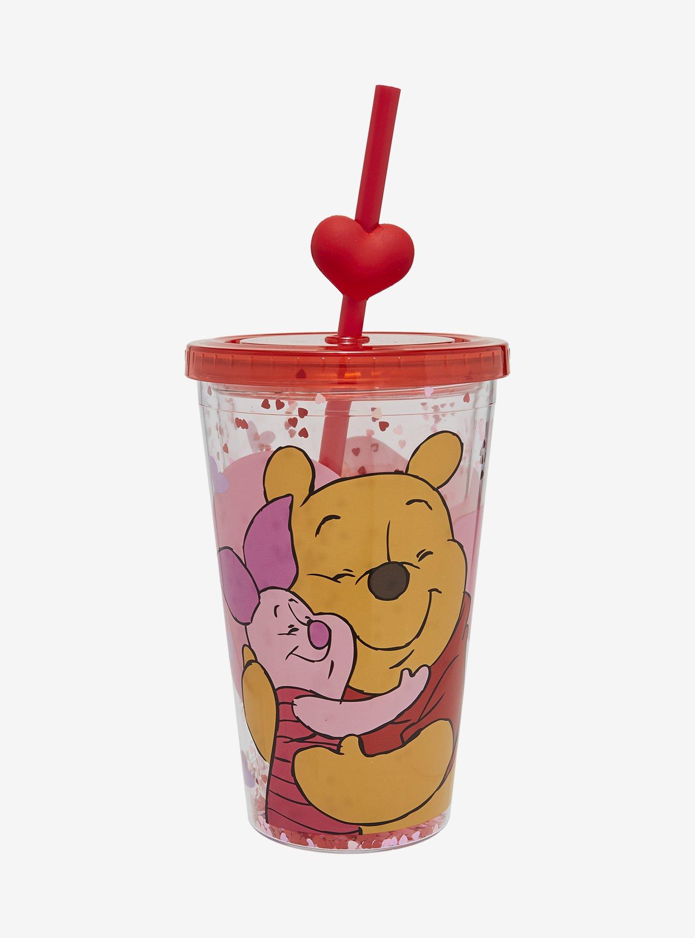 Disney Winnie the Pooh Piglet & Pooh Bear Valentine's Day Confetti Carnival Cup &mdash; BoxLunch Exclusive, , hi-res
