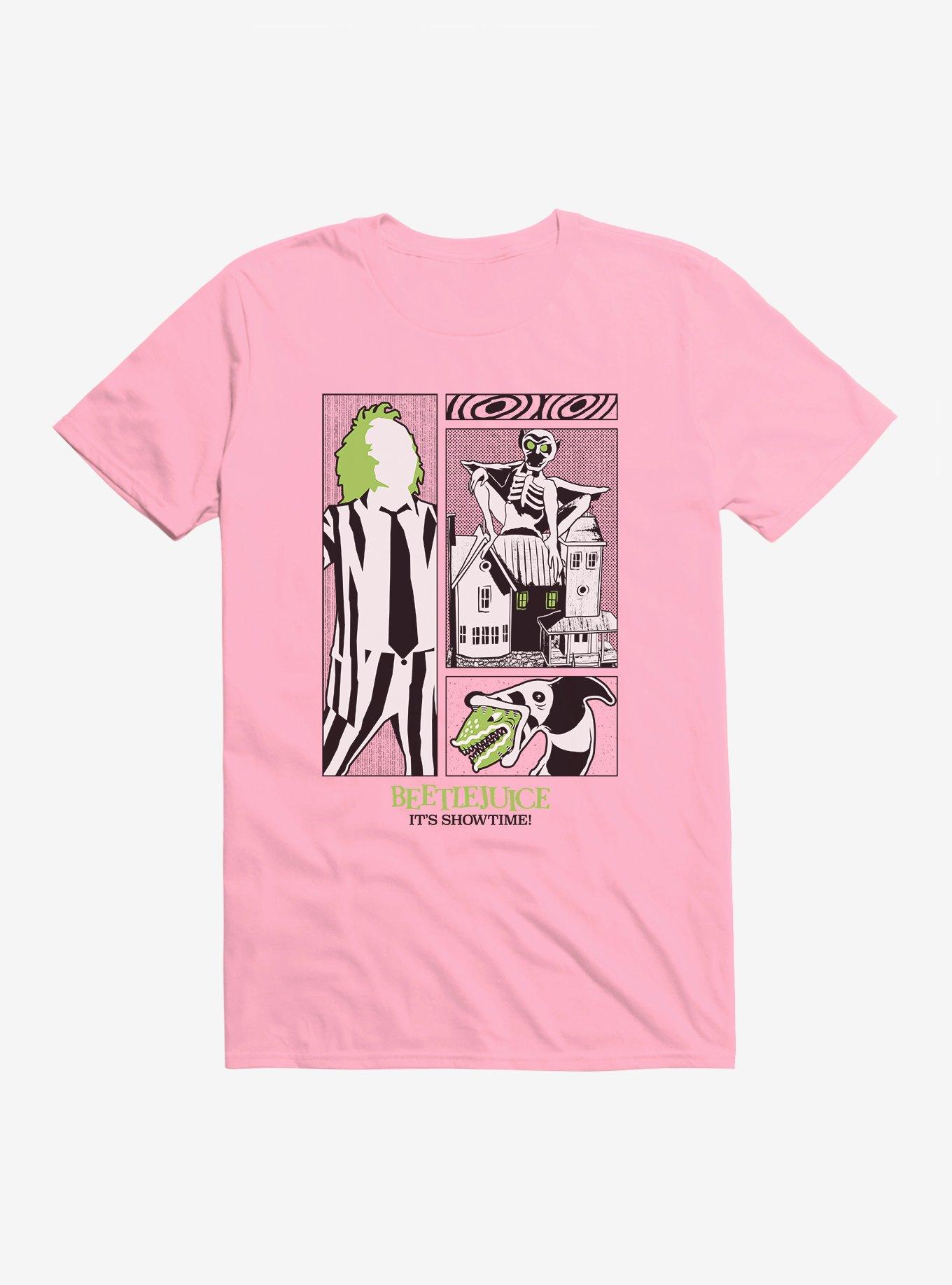 Beetlejuice It's Showtime! T-Shirt, CHARITY PINK, hi-res