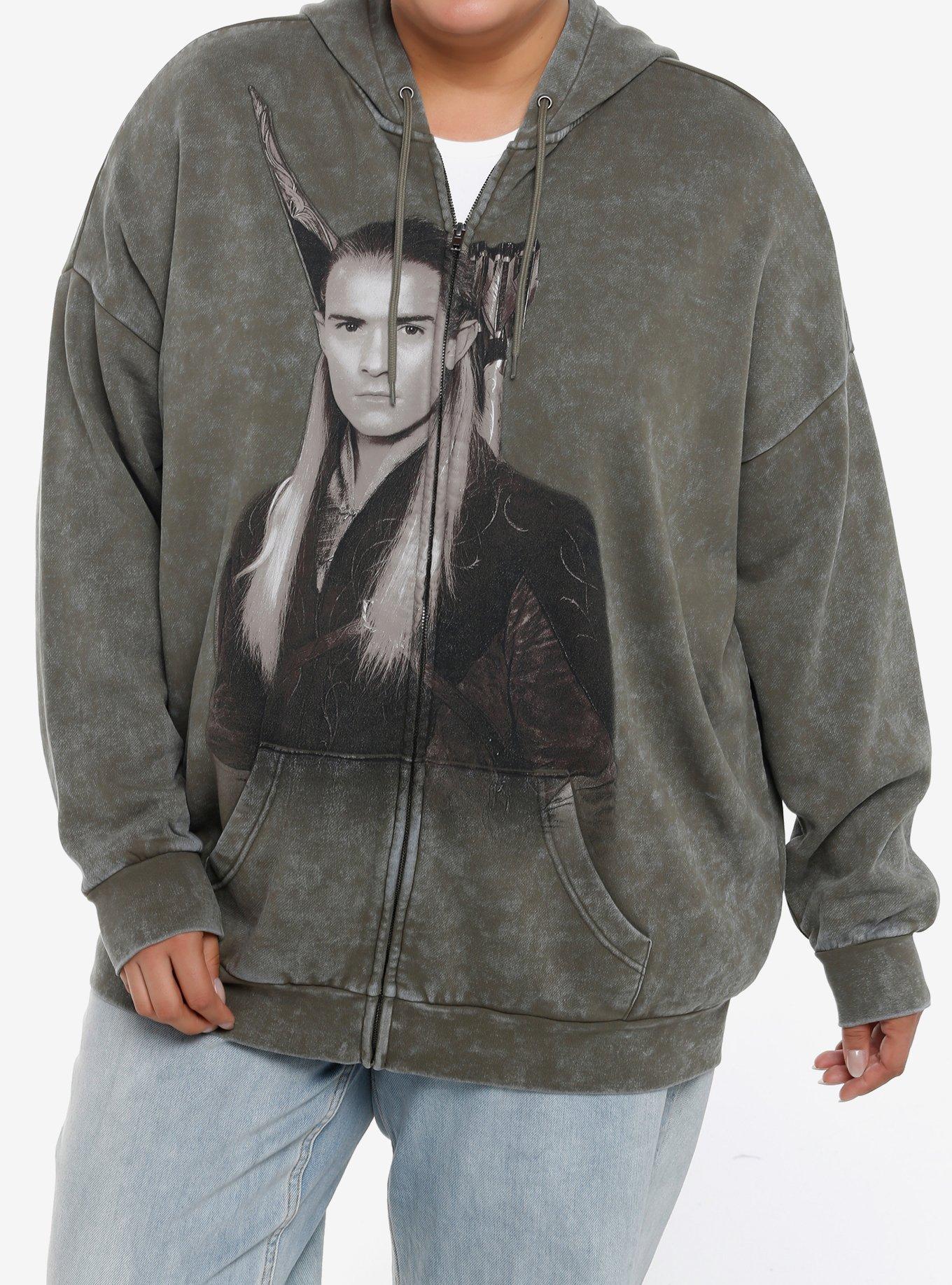 The Lord Of The Rings Legolas Oversized Hoodie Plus Size, MULTI, hi-res