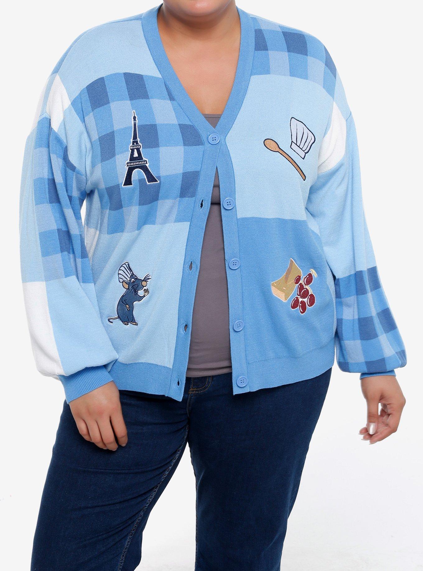 Disney Pixar Ratatouille Gingham Block Cardigan Plus Size, , hi-res