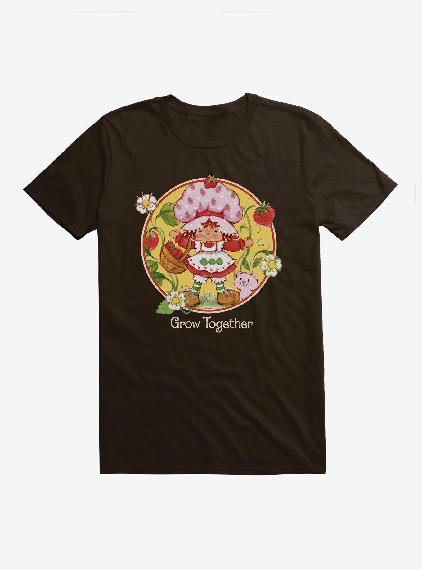 Strawberry Shortcake Grow Together T-Shirt, DARK CHOCOLATE, hi-res