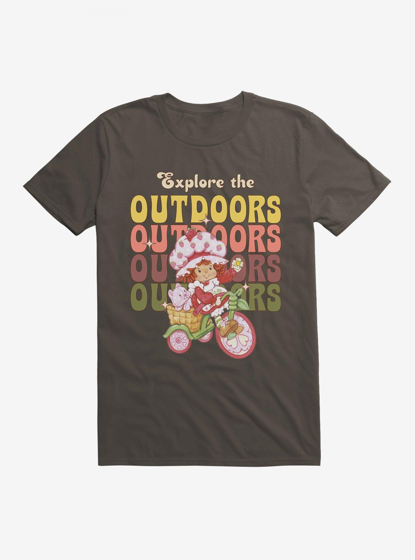 Strawberry Shortcake Explore The Outdoors T-Shirt, SMOKE, hi-res