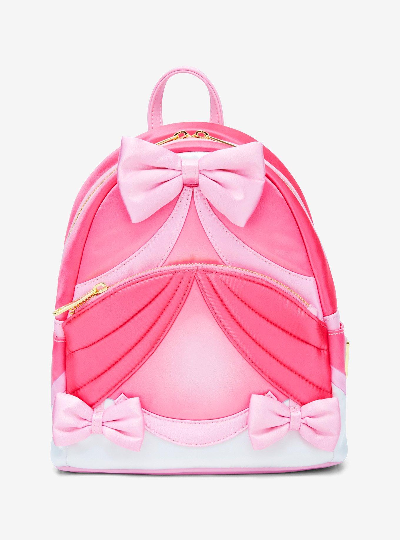 Loungefly Disney Cinderella 75th Anniversary Pink Dress Figural Mini Backpack, , hi-res