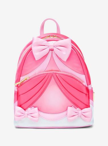 Loungefly x Disney Cinderella Pink Dress Backpack Bag Purse & Wallet Bundle NWT Loungefly Disney Princess Cinderella Mice Sewing Pink Dress  main image 4