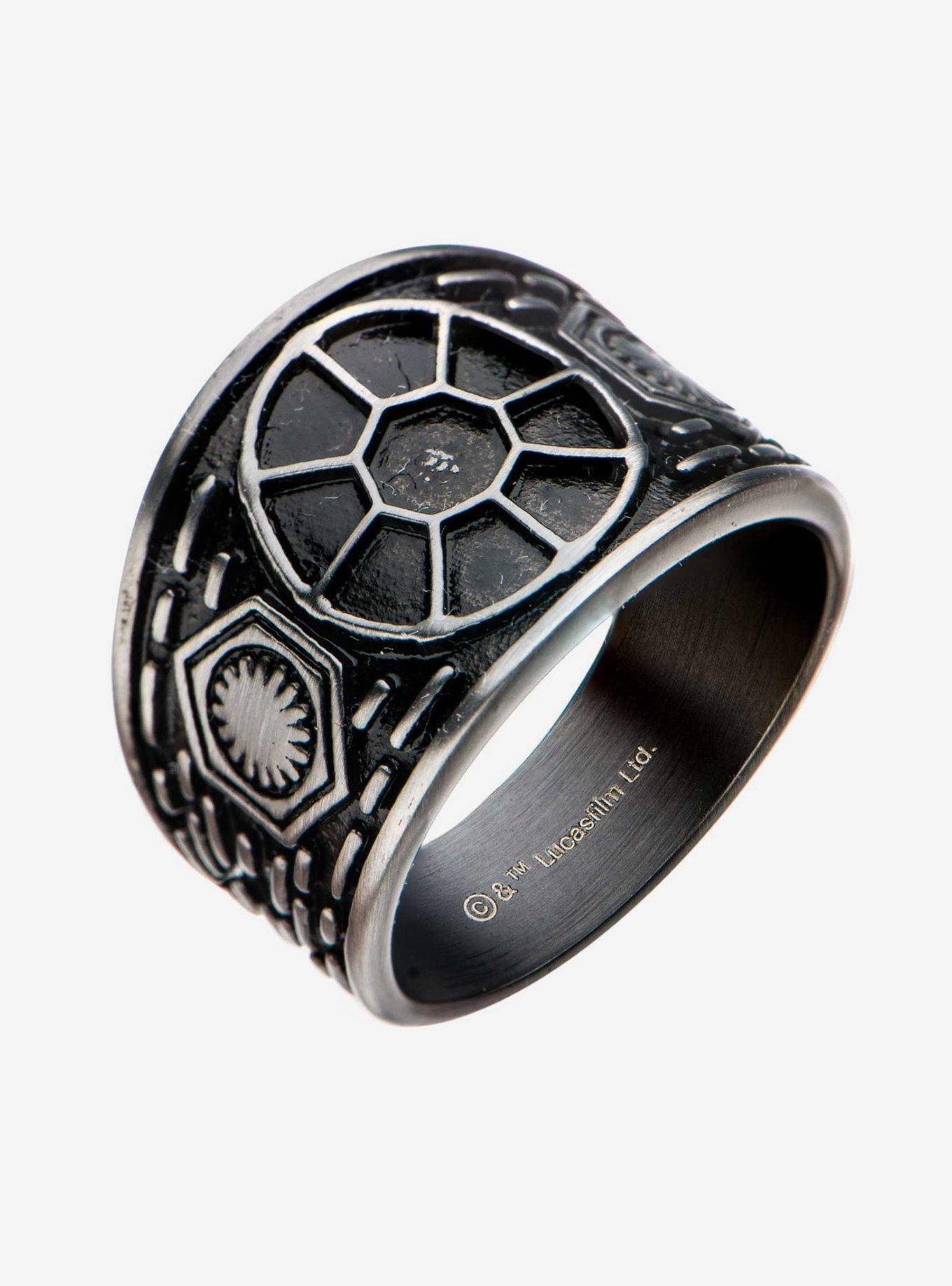 Star Wars Episode 8 Tie Fighter Signet Ring