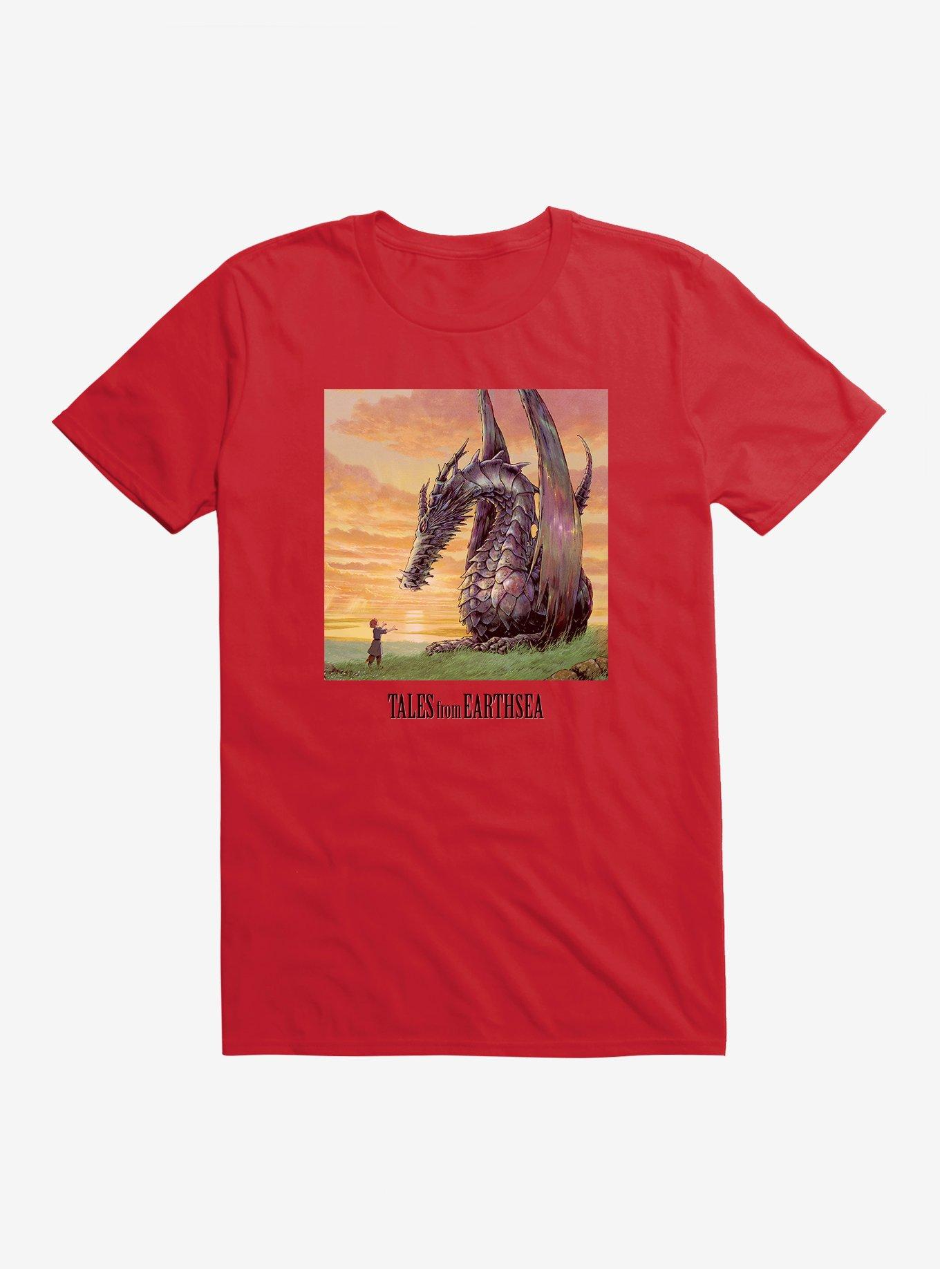 Studio Ghibli Tales From Earthsea T-Shirt, RED, hi-res