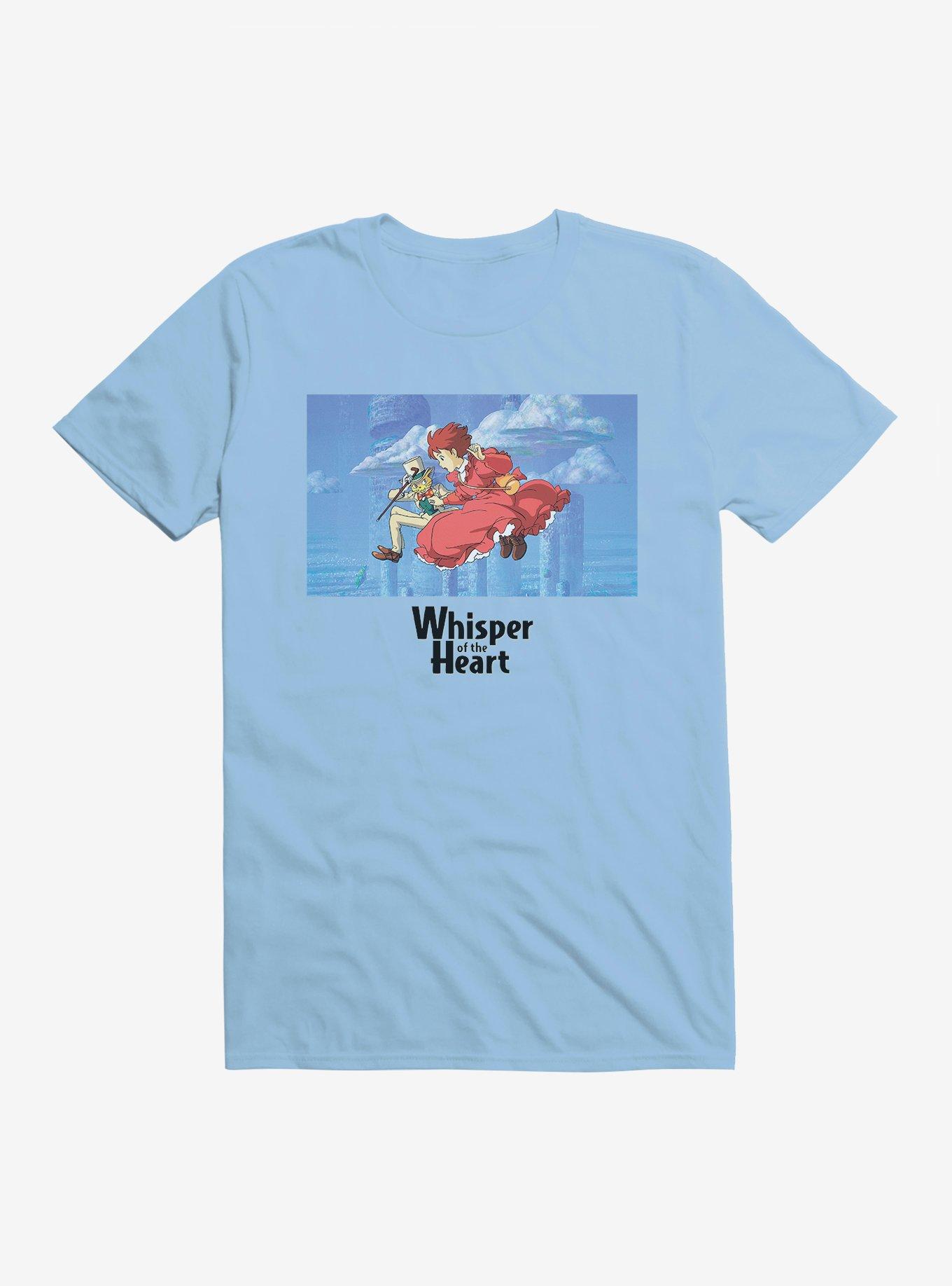 Studio Ghibli Whisper Of The Heart T-Shirt, LIGHT BLUE, hi-res