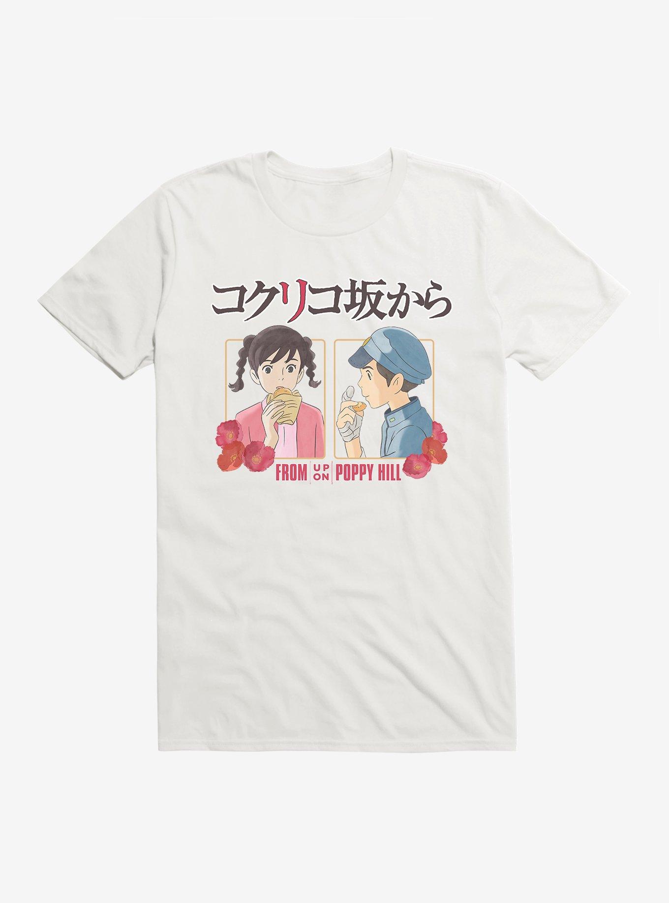 Studio Ghibli From Up On Poppy Hill Snacks T-Shirt, WHITE, hi-res