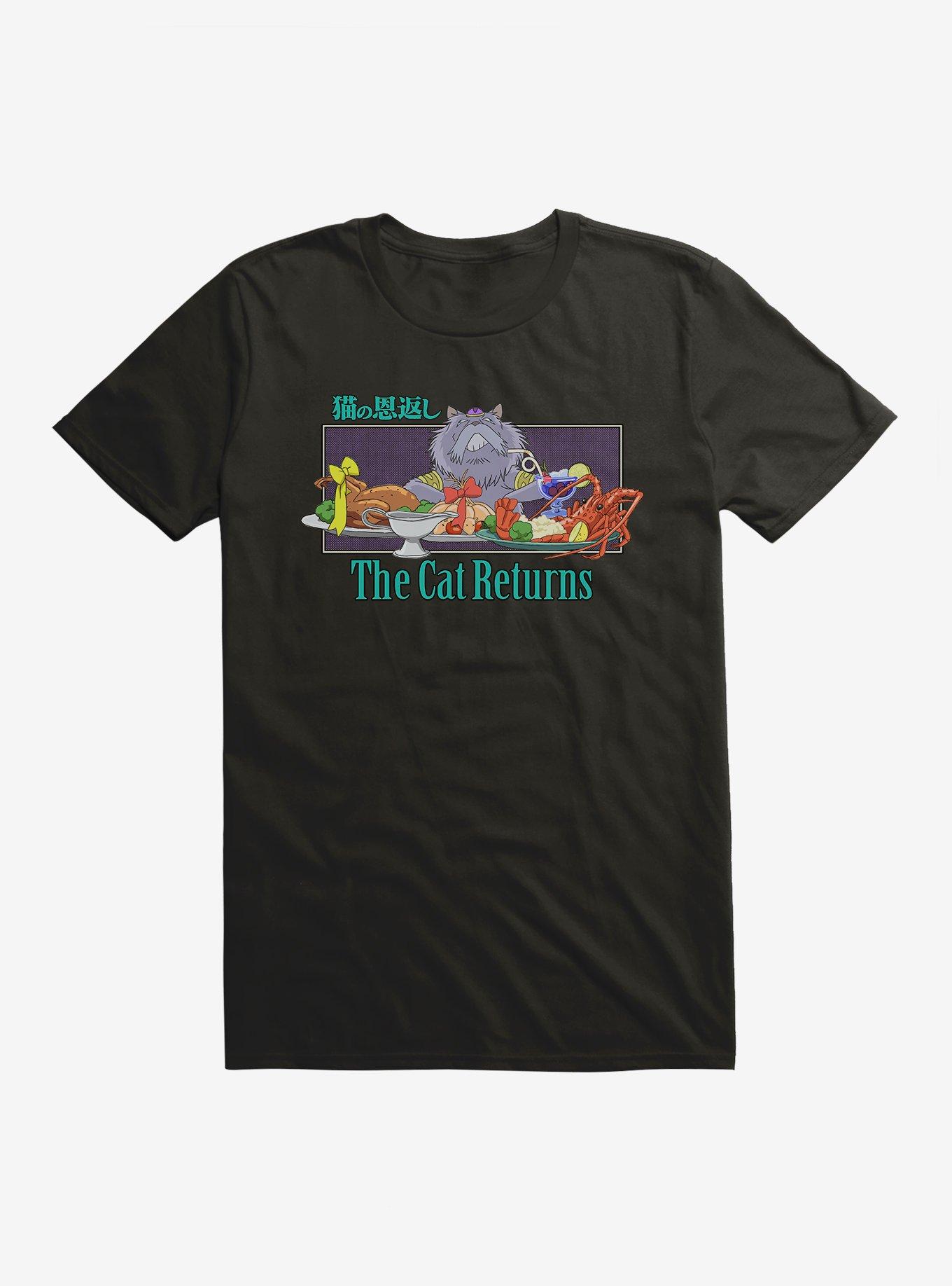 Studio Ghibli The Cat Returns Cat King Feast T-Shirt
