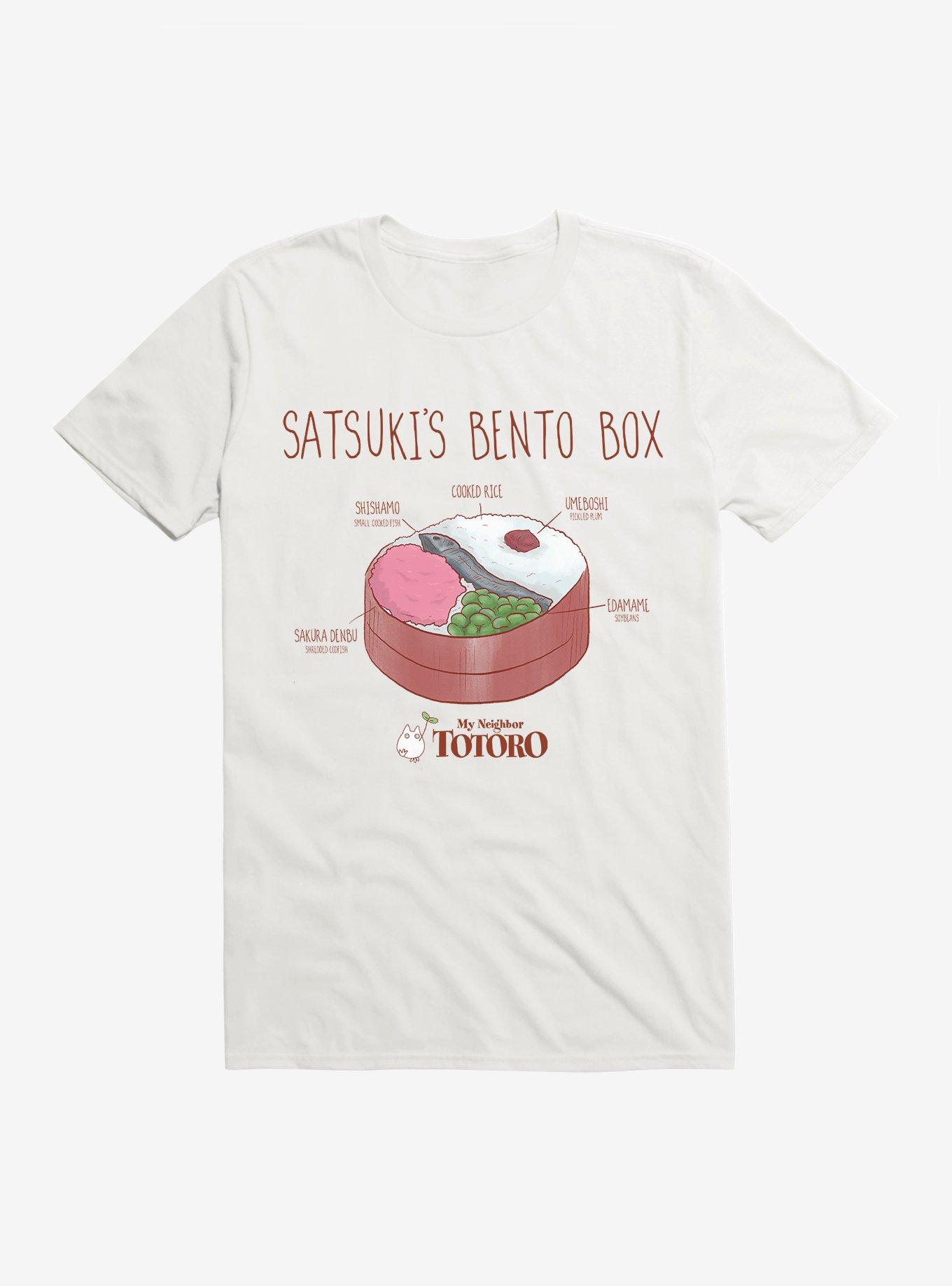 Studio Ghibli My Neighbor Totoro Satsuki's Bento Box T-Shirt, WHITE, hi-res view 1