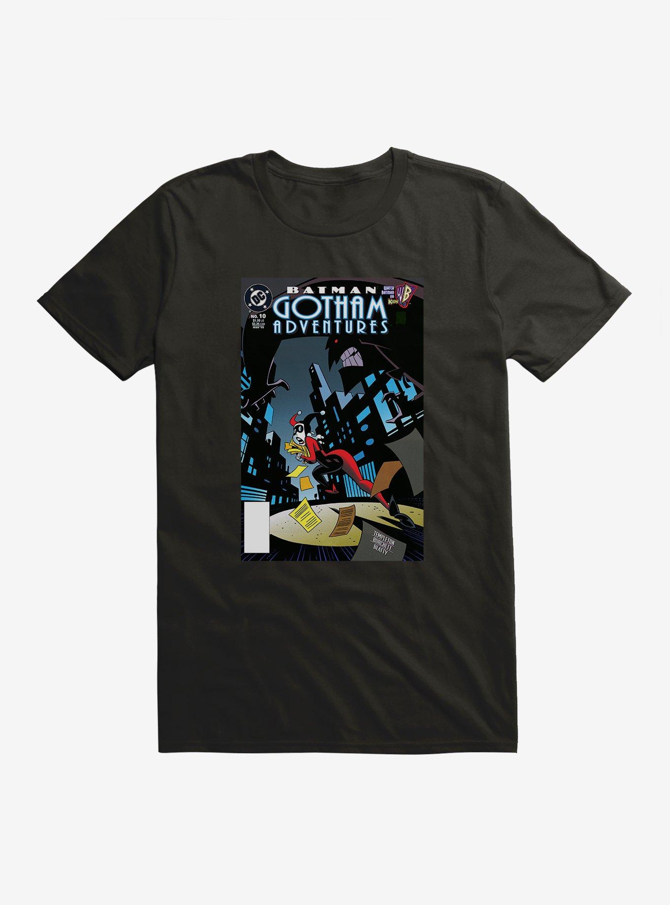 Batman Harley Quinn Gotham Adventures T-Shirt, BLACK, hi-res