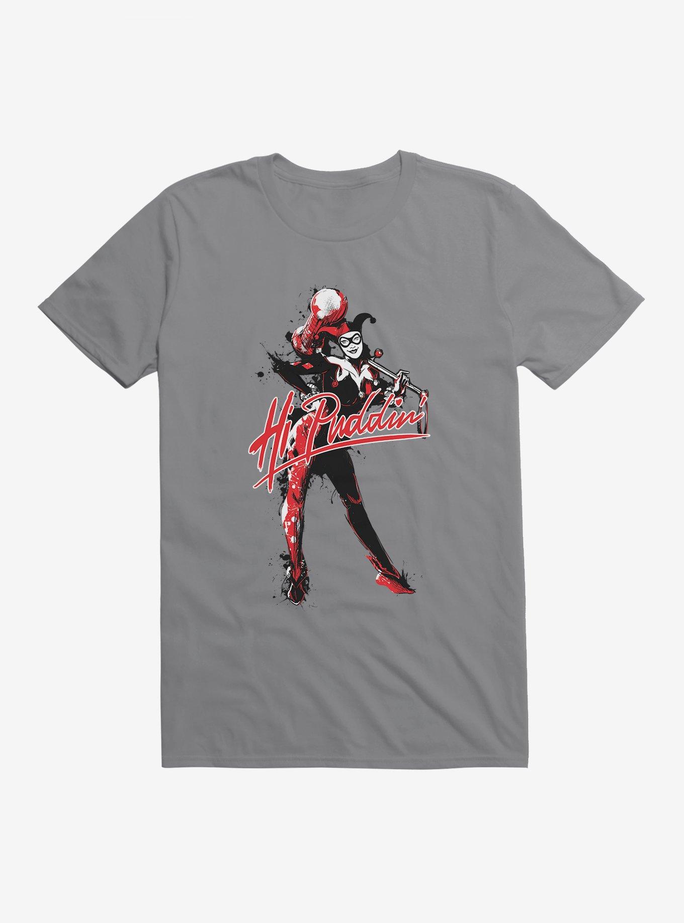 Batman Harley Quinn Hi Puddin T-Shirt, STORM GREY, hi-res