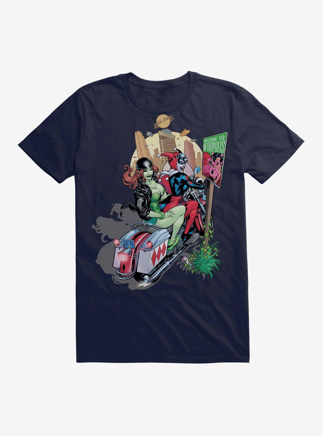 Batman Harley Quinn Poison Ivy Motorcycle T-Shirt, , hi-res