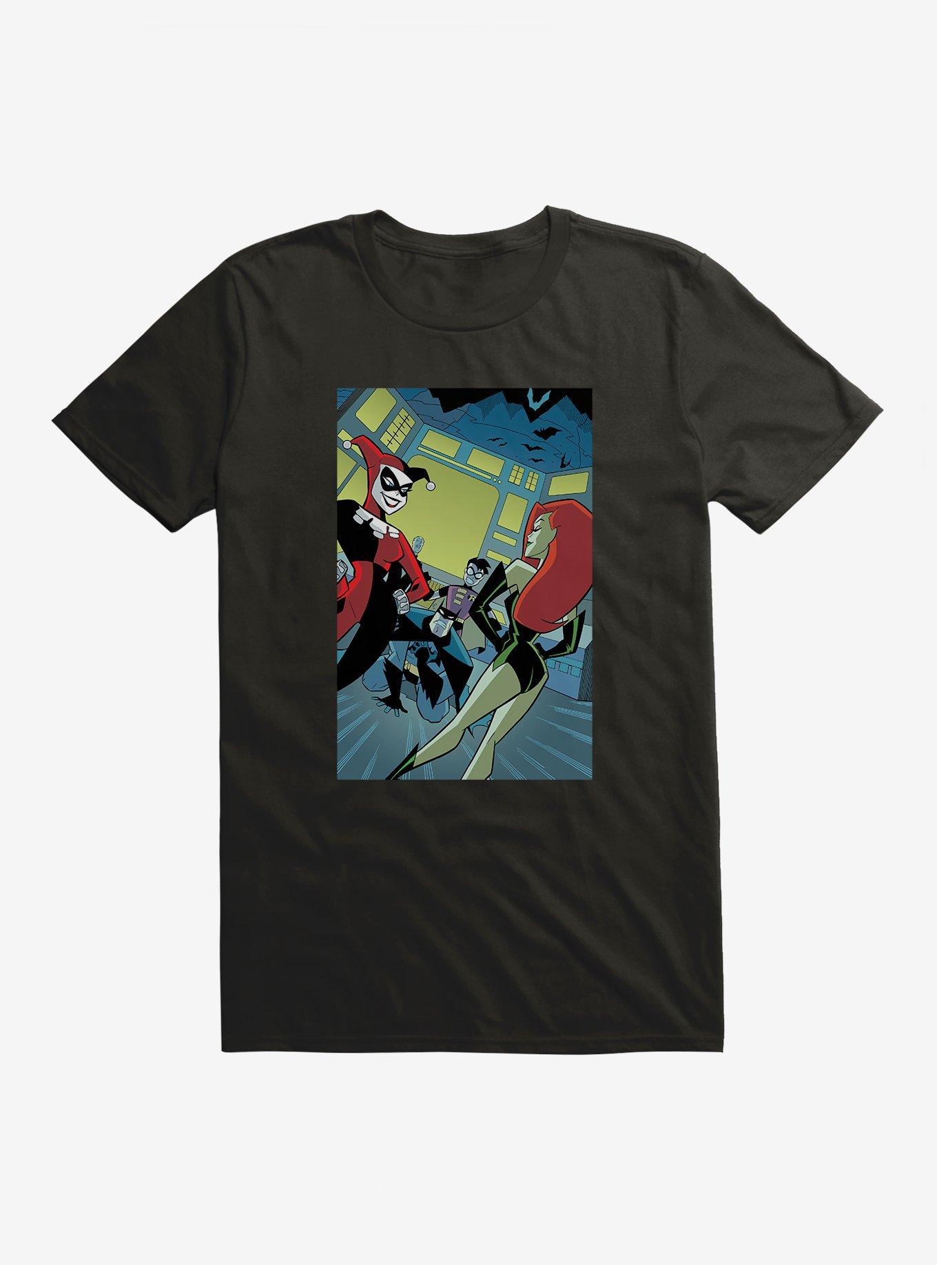 Batman Harley Quinn Poison Ivy T-Shirt, BLACK, hi-res
