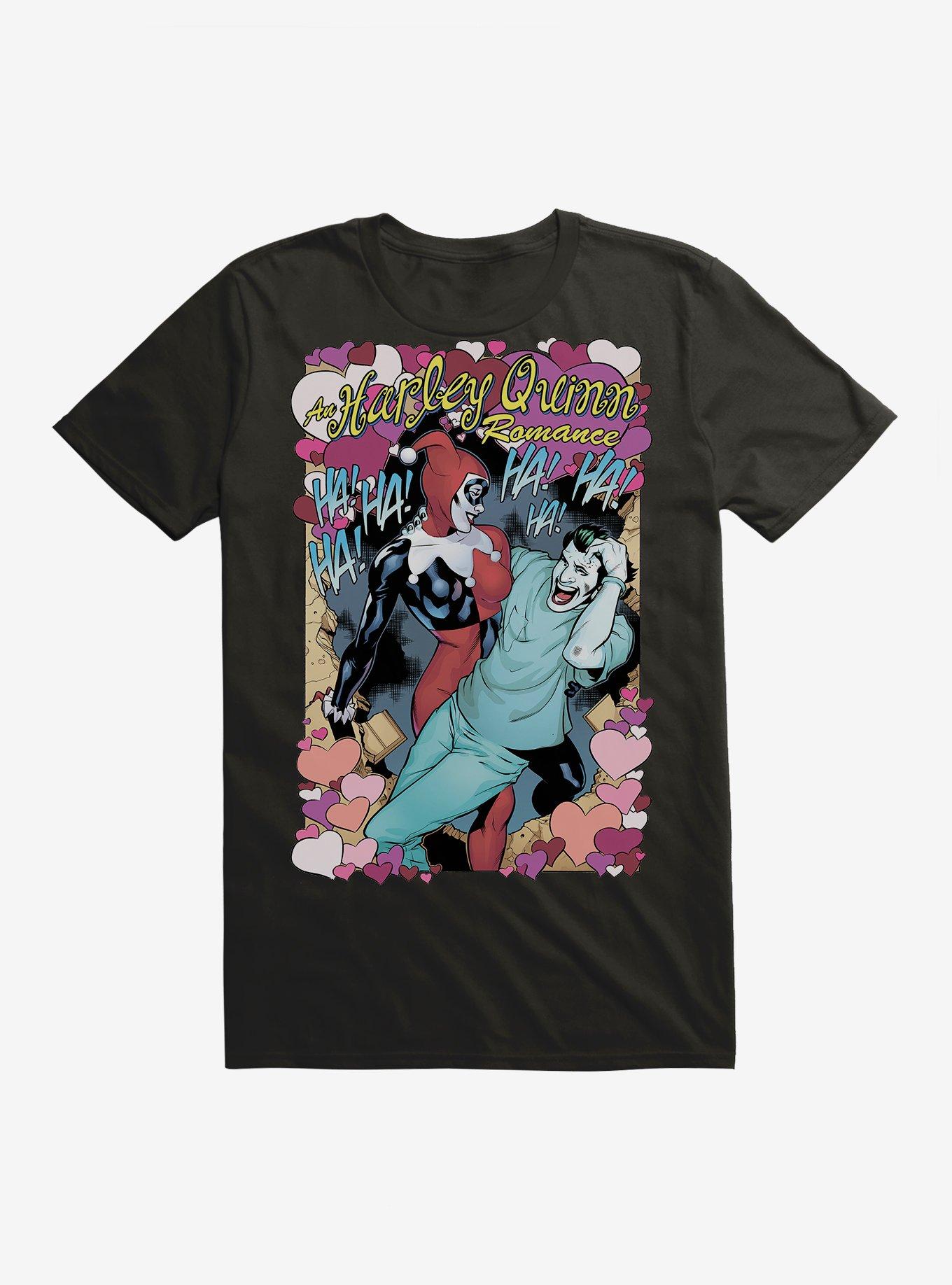 Batman Harley Quinn The Joker Romance T-Shirt, , hi-res