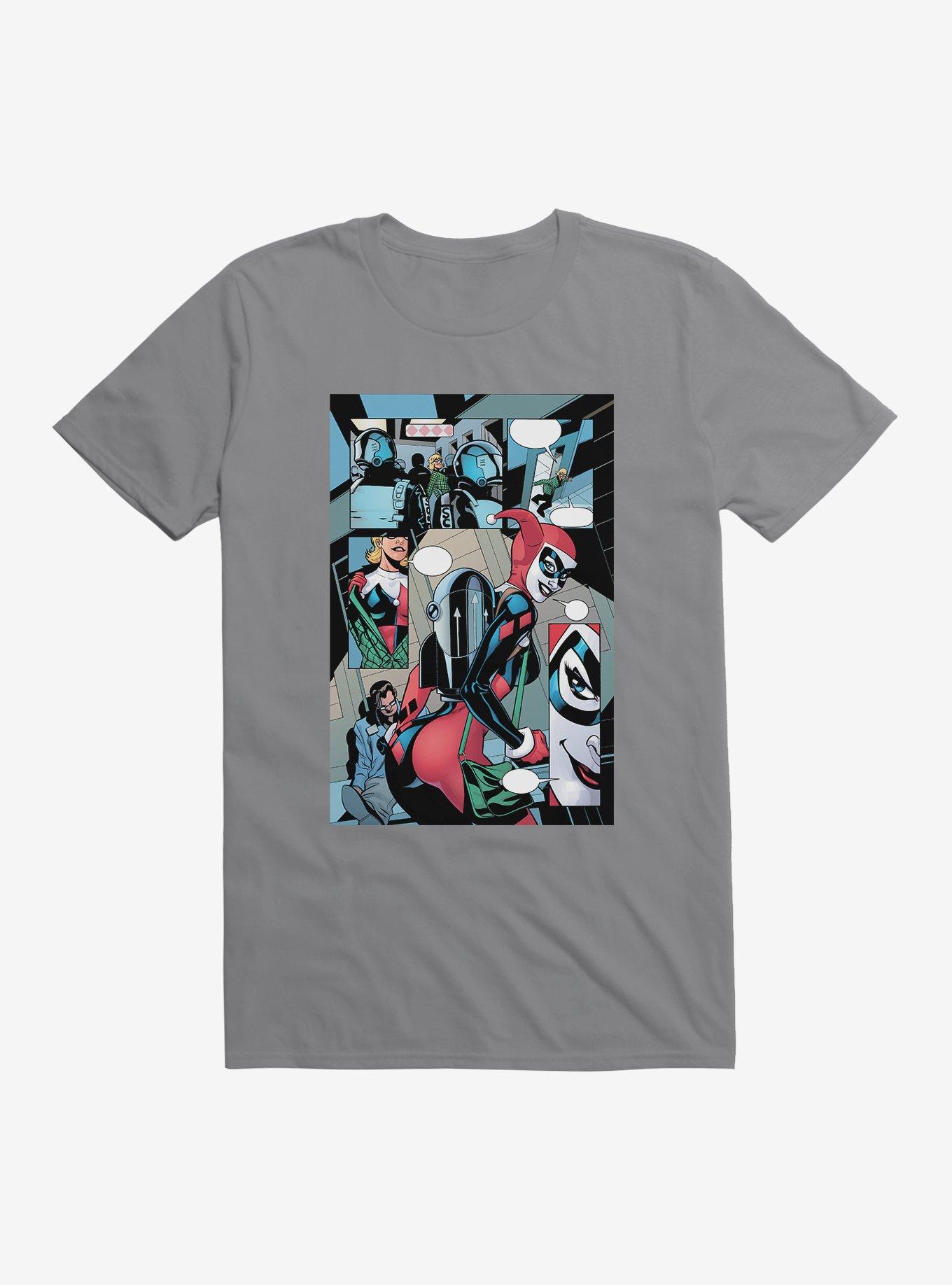 Batman Harley Quinn Tricked You Comic Strip T-Shirt, , hi-res