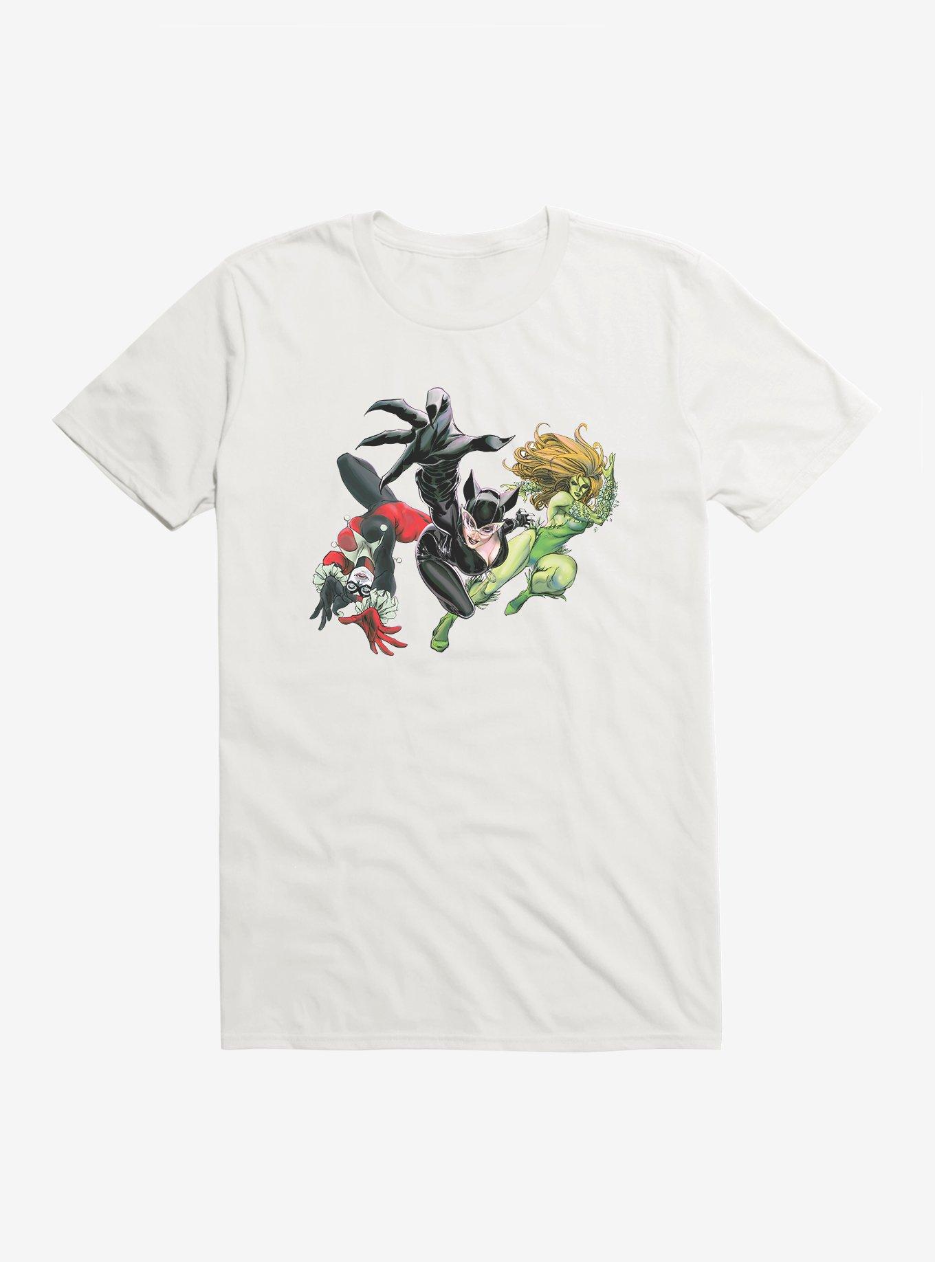 Batman Harley Quinn, Cat Woman, And Poison Ivy T-Shirt, , hi-res