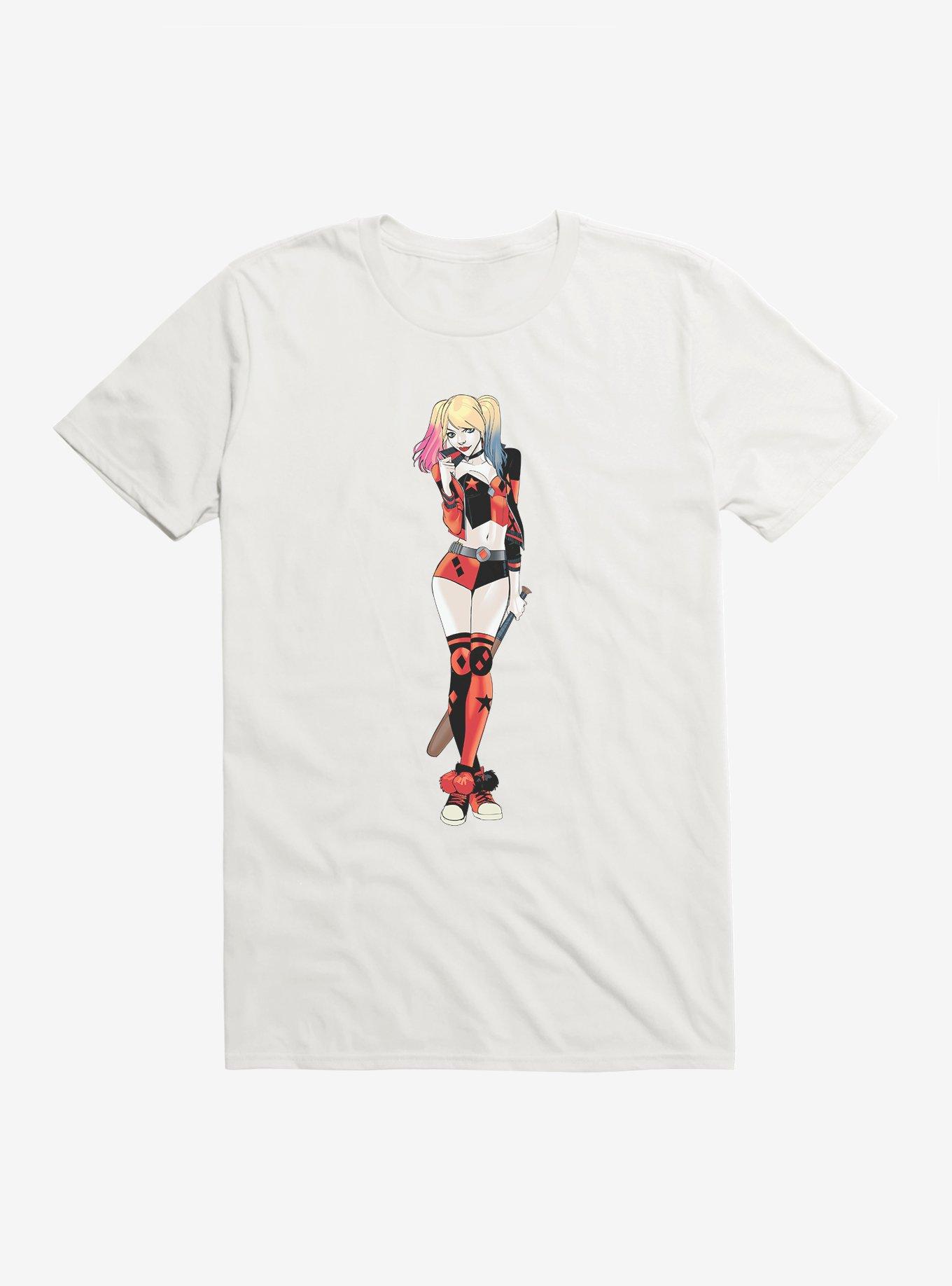 Batman Harley Quinn Cute Pose T-Shirt, , hi-res