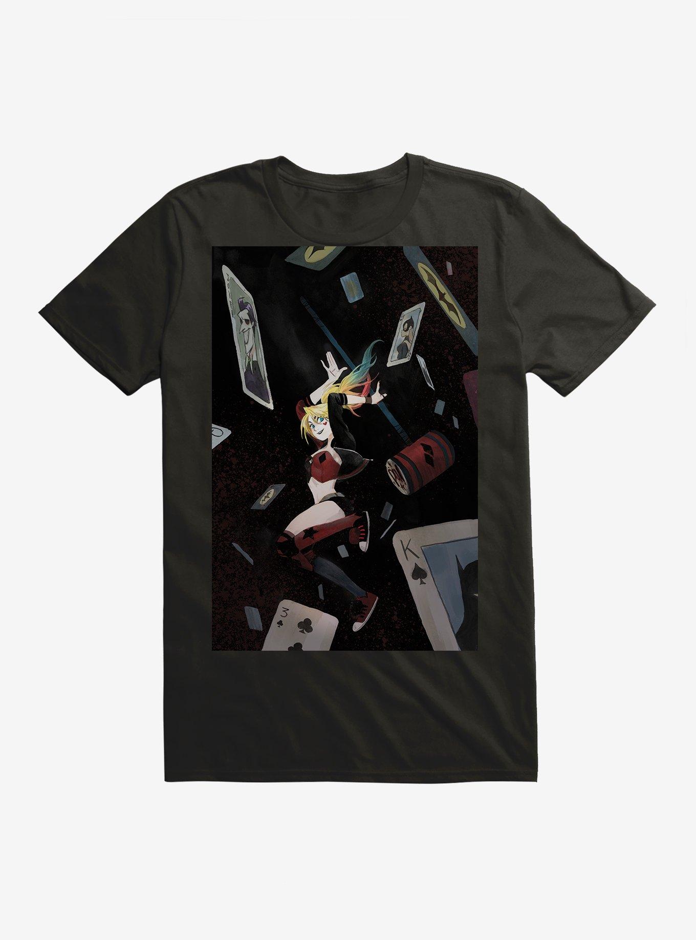 Batman Harley Quinn Deck of Cards T-Shirt, , hi-res