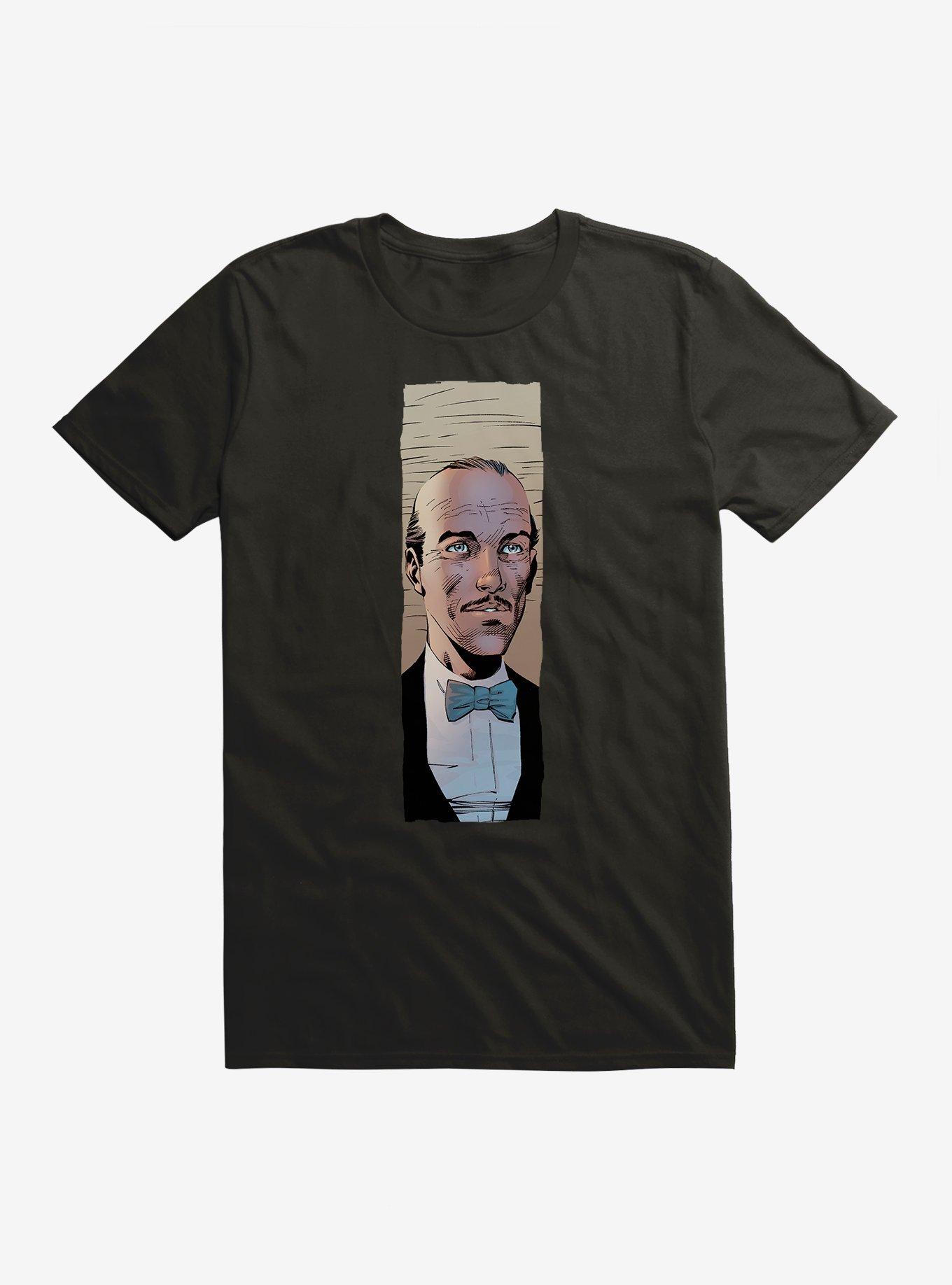 Batman Alfred Pennyworth Portrait T-Shirt, BLACK, hi-res