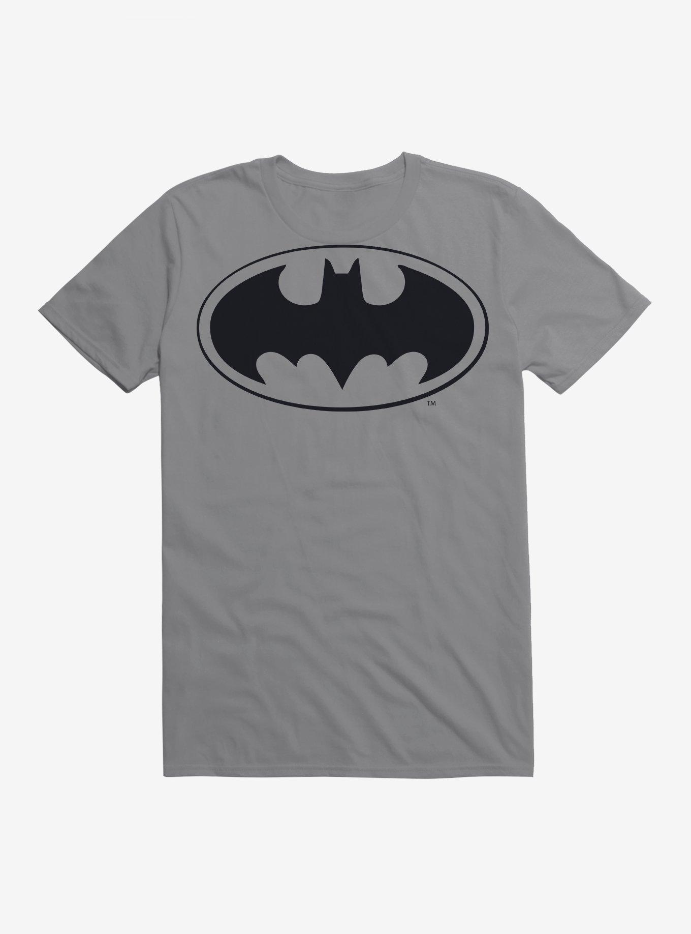 Batman Bat Logo T-Shirt, STORM GREY, hi-res