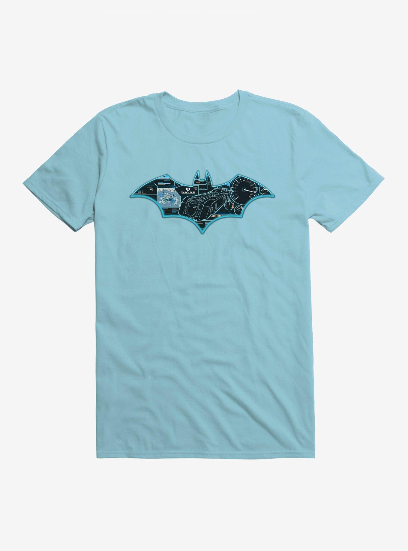 Batman Batmobile Controls T-Shirt, TROPICAL BLUE, hi-res