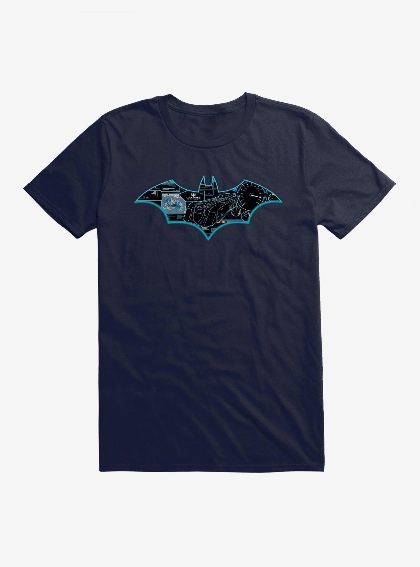 Batman Batmobile Controls T-Shirt, NAVY, hi-res