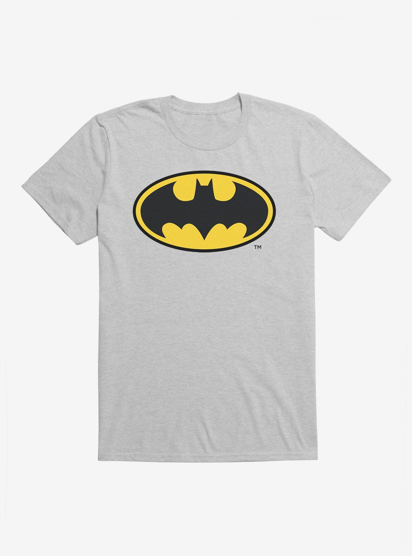 Batman 1989 LogoT-Shirt, HEATHER GREY, hi-res
