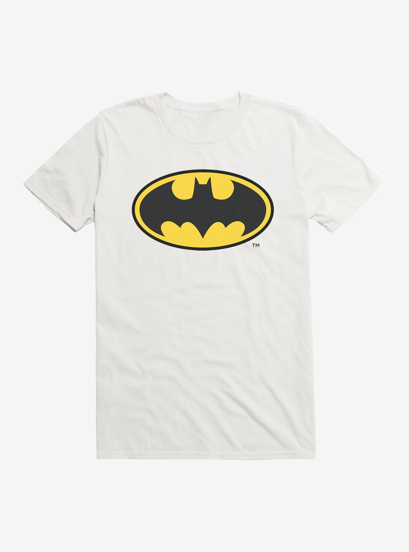 Batman 1989 LogoT-Shirt, WHITE, hi-res