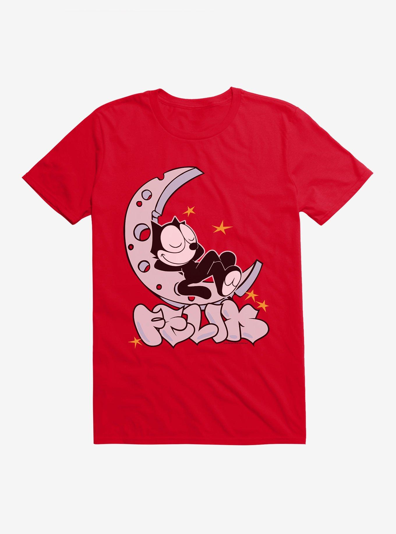 Felix The Cat Sweet Dreams T-Shirt, RED, hi-res