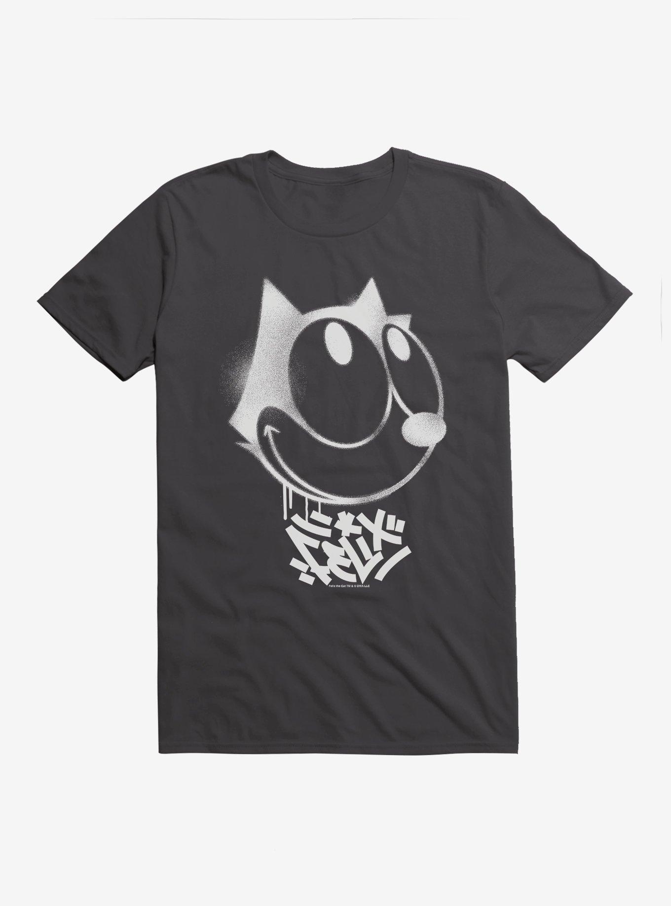 Felix The Cat Graffiti Art Smiling T-Shirt