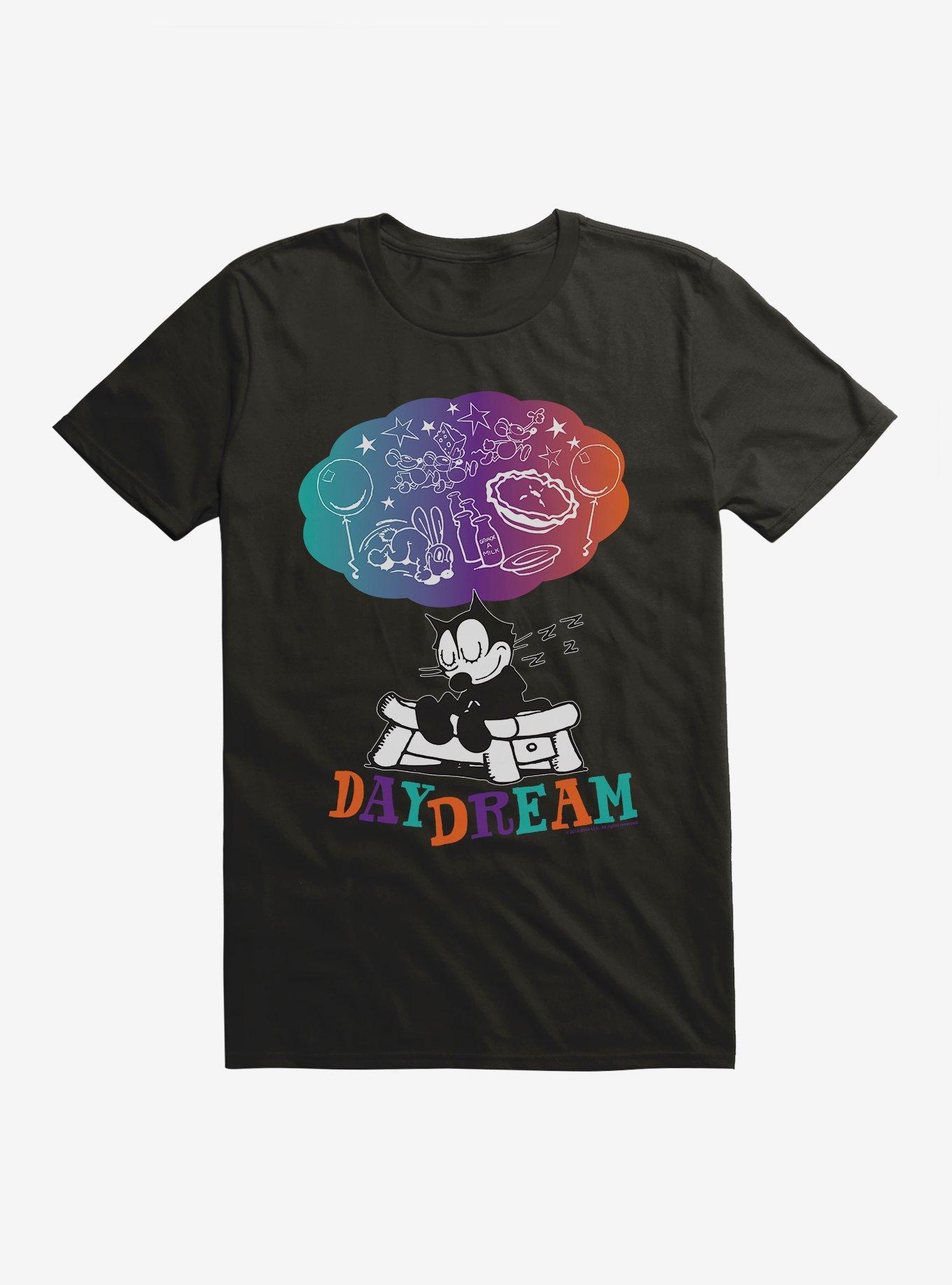 Felix The Cat Day Dream T-Shirt, BLACK, hi-res