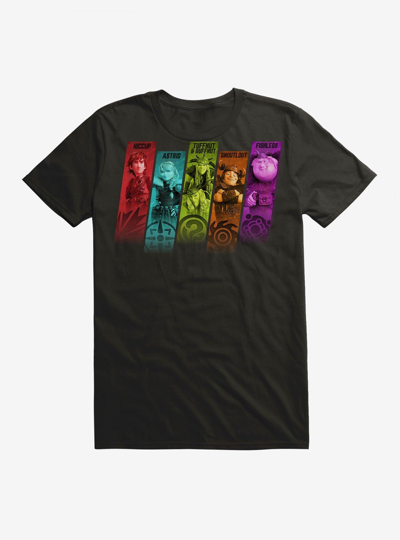 How To Train Your Dragon Characters T-Shirt, , hi-res