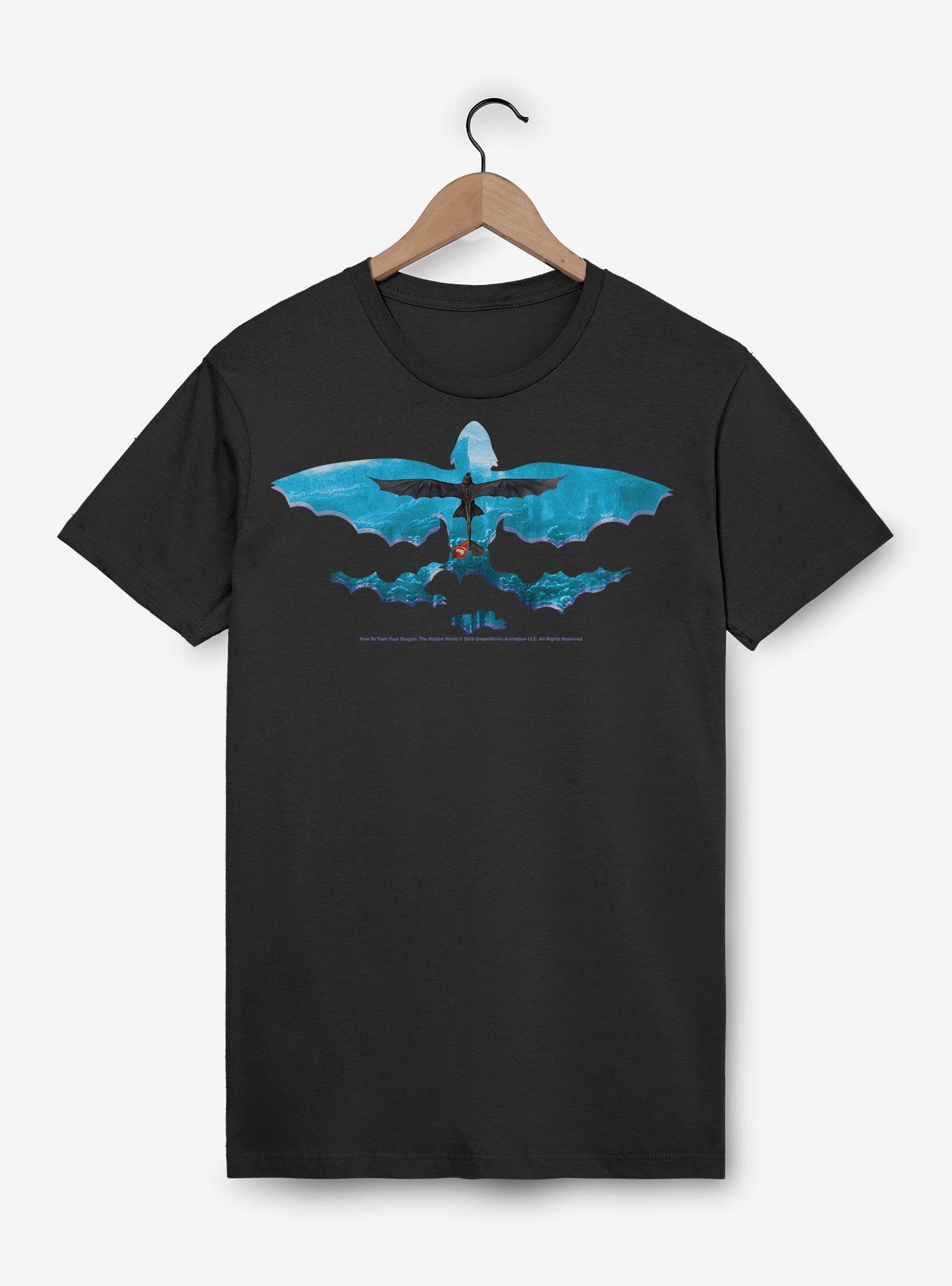 How To Train Your Dragon Outline T-Shirt