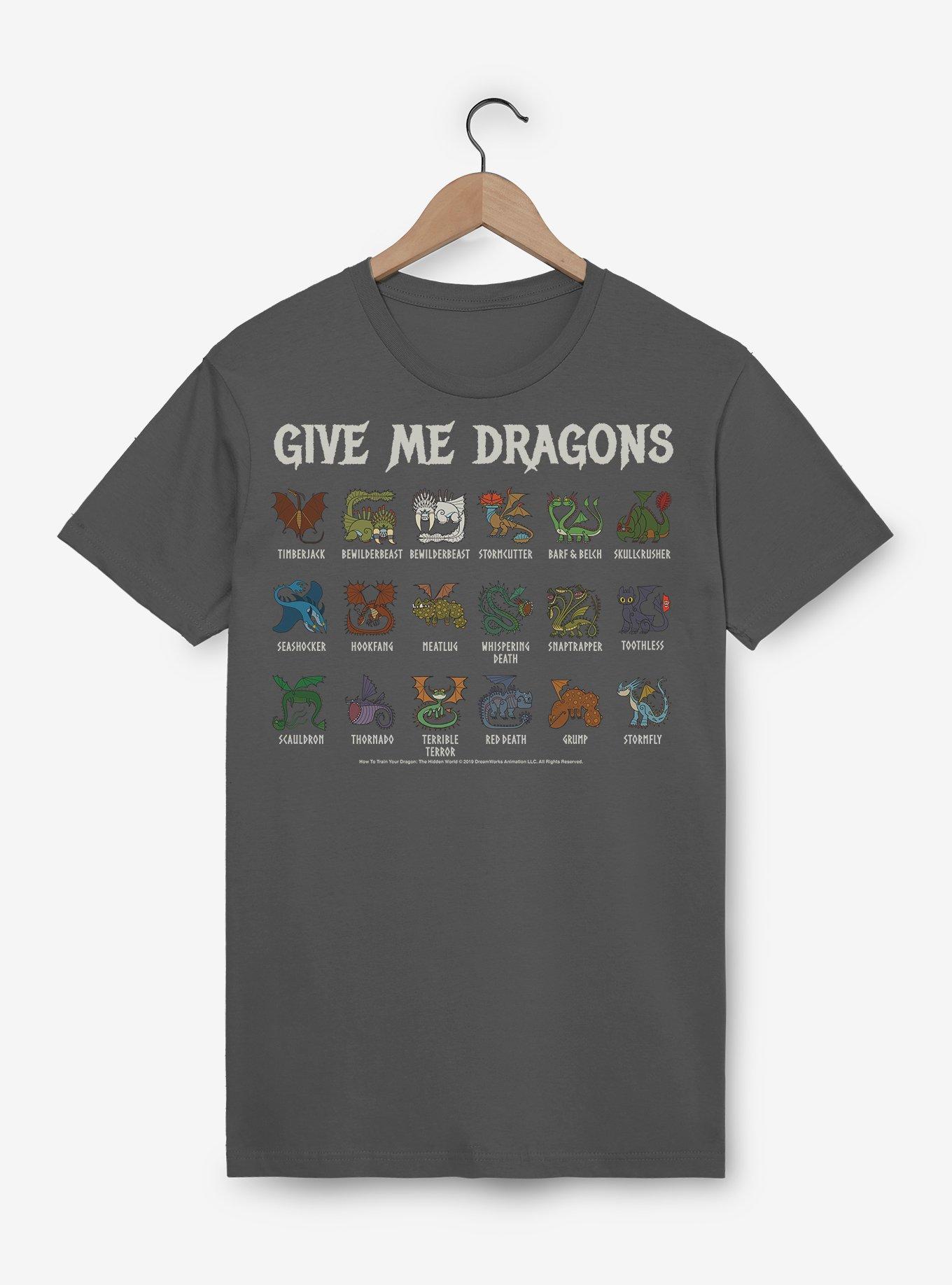 How To Train Your Dragon Give Me Dragons List T-Shirt