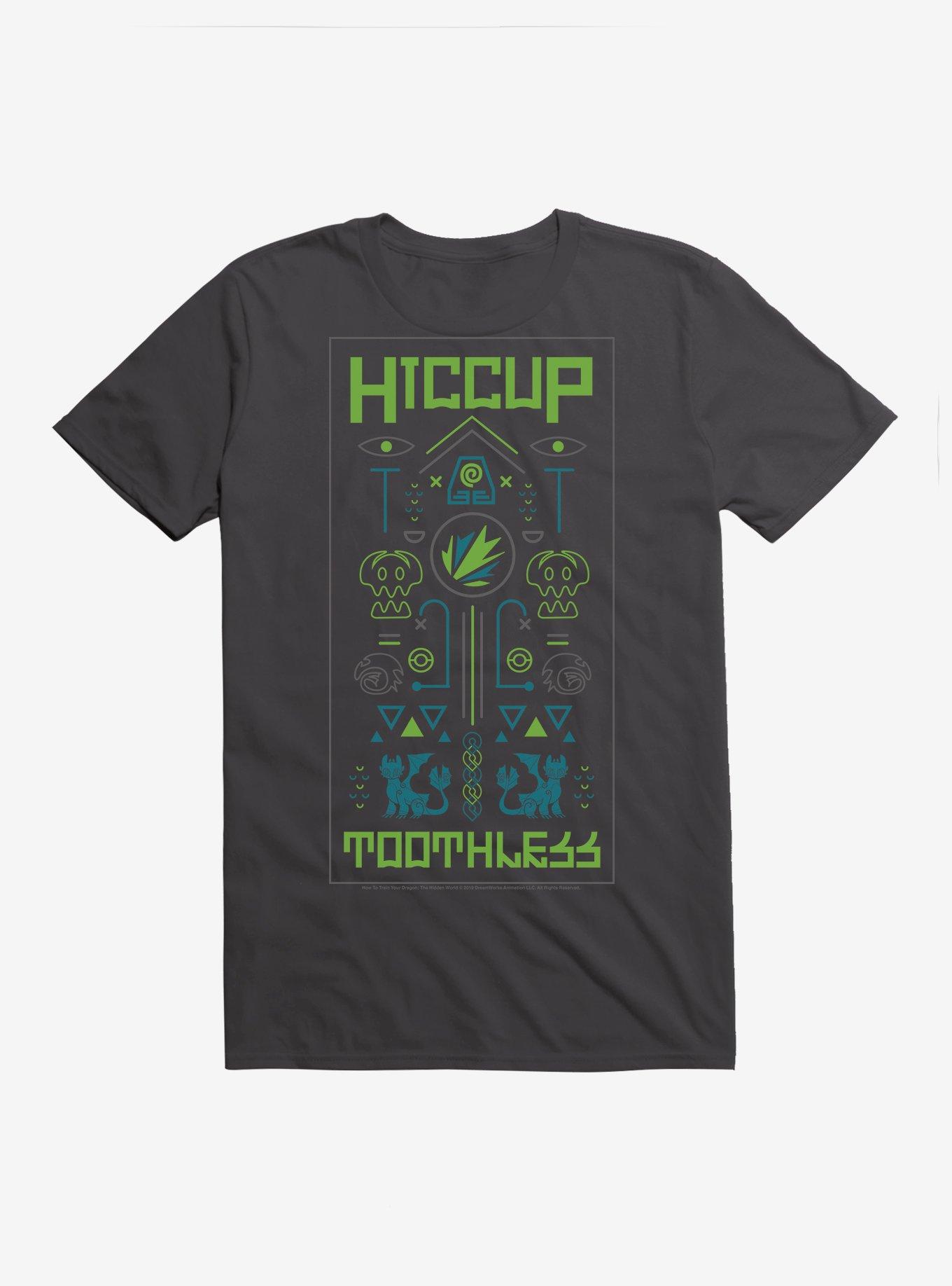 How To Train Your Dragon Hiccup Toothless T-Shirt, HEAVY METAL, hi-res