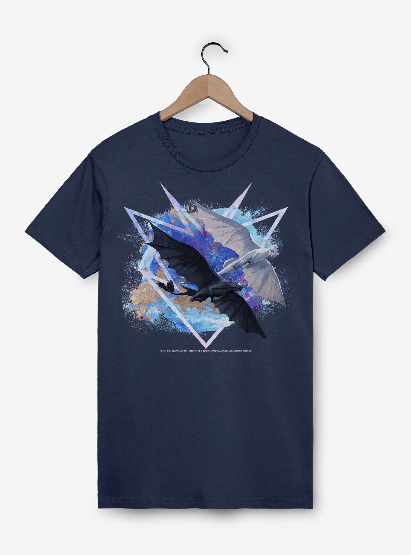 How To Train Your Dragon Night & Light Flying Dragons T-Shirt