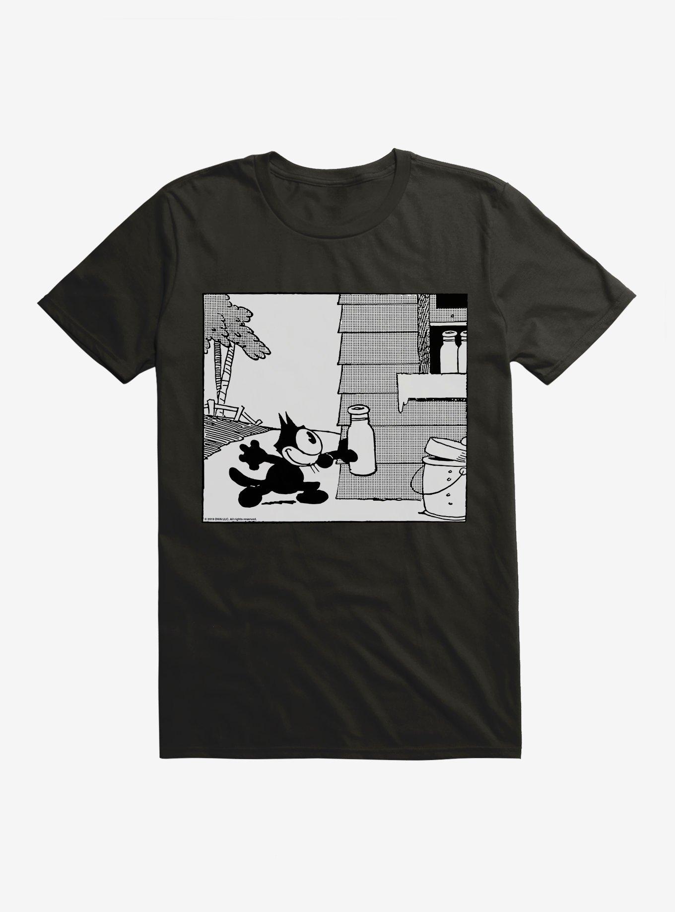 Felix The Cat Milk Time T-Shirt, , hi-res