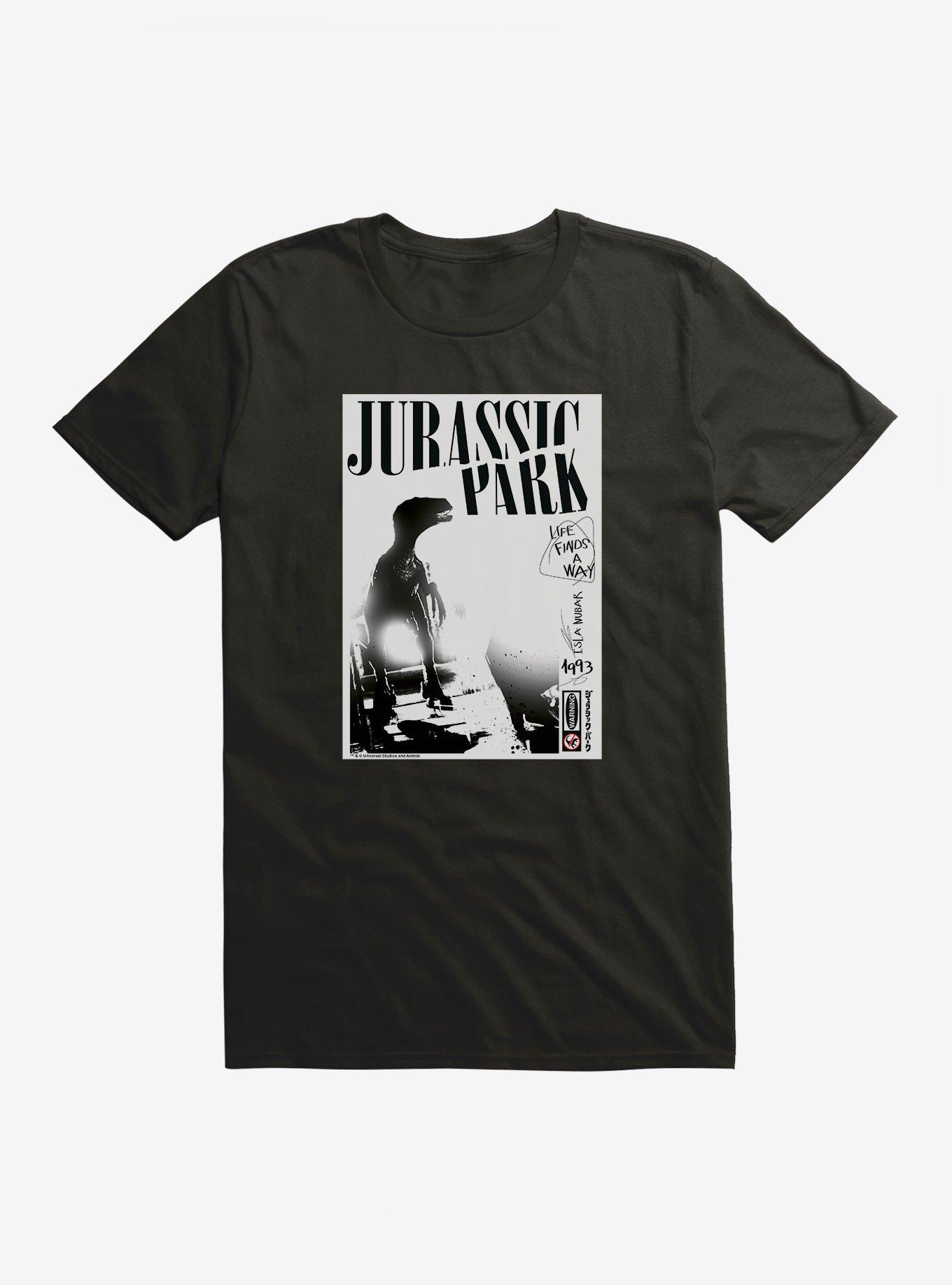 Jurassic Park JP Kitchen T-Shirt, BLACK, hi-res